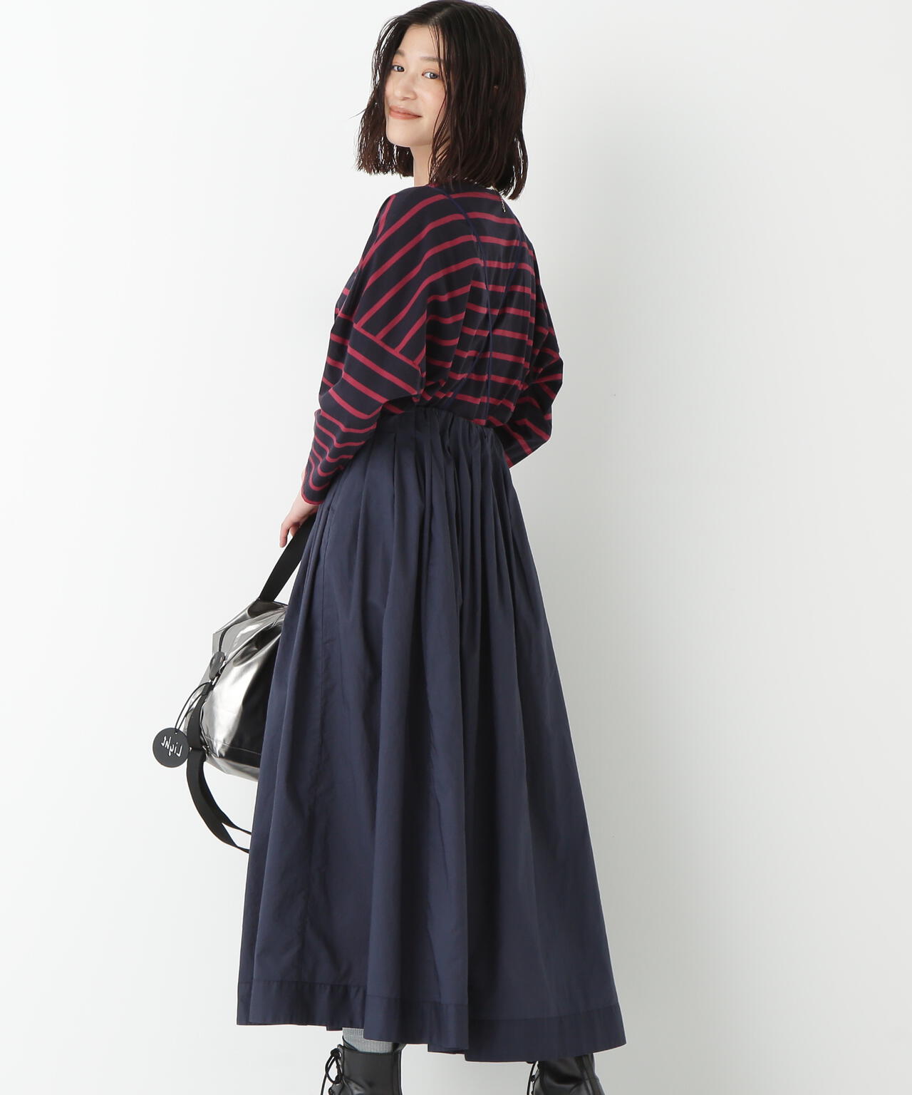 コットンローンギャザースカート