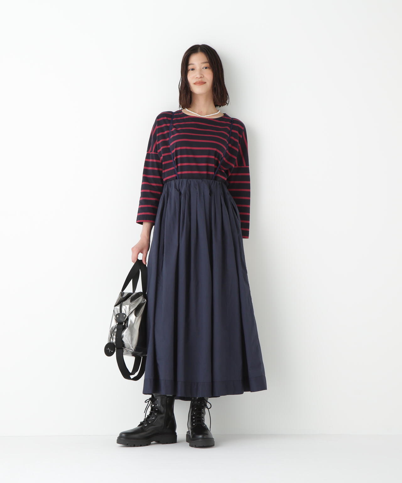 コットンローンギャザースカート