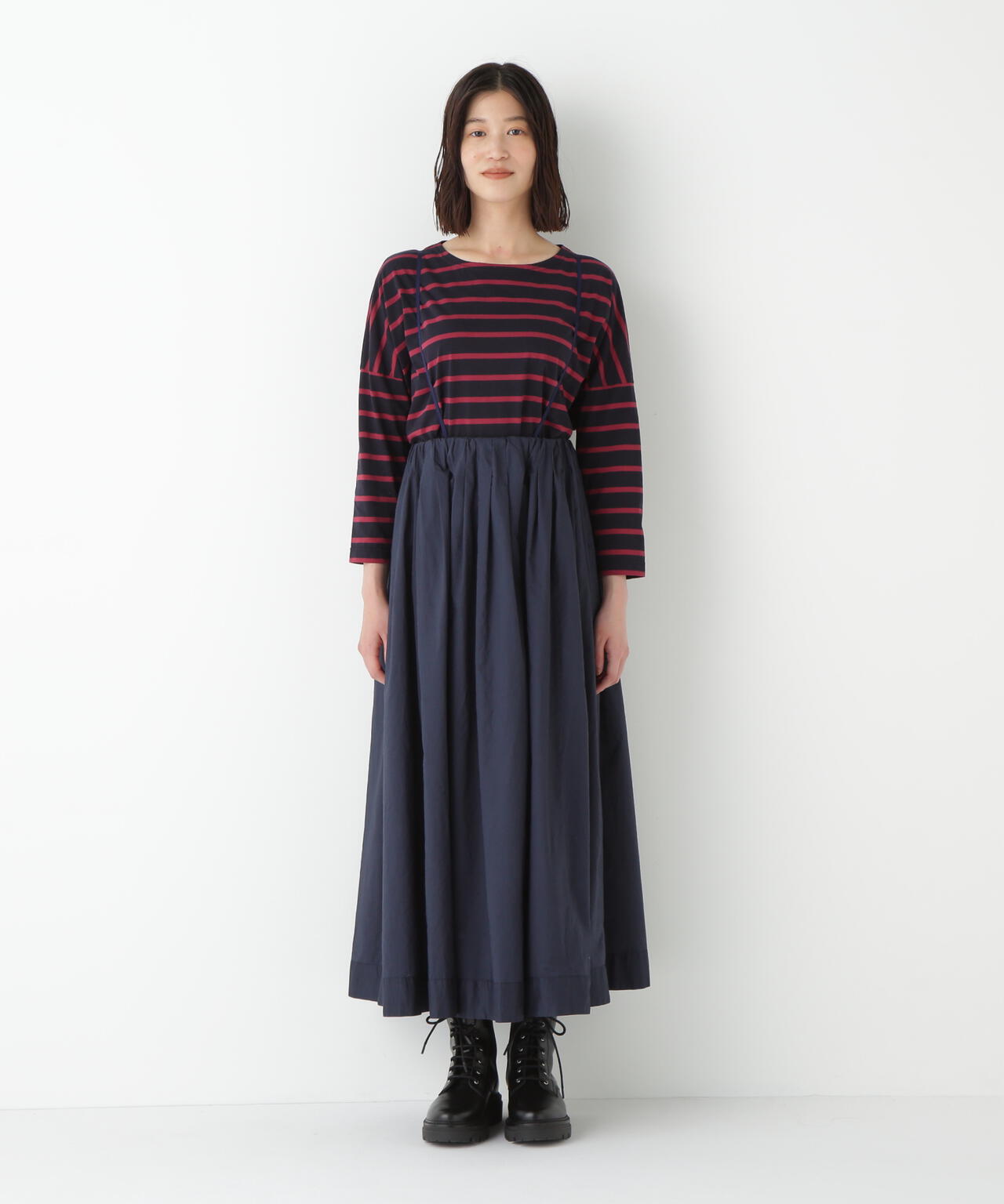 コットンローンギャザースカート