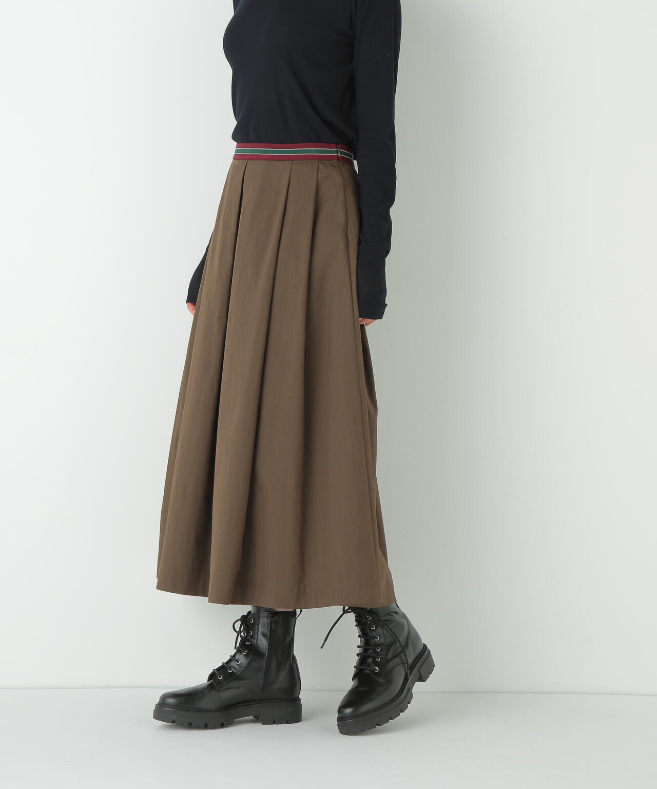 コットンナイロンツイルスカート