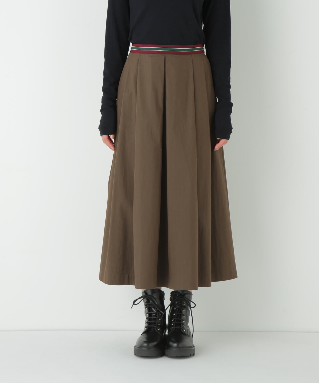 コットンナイロンツイルスカート