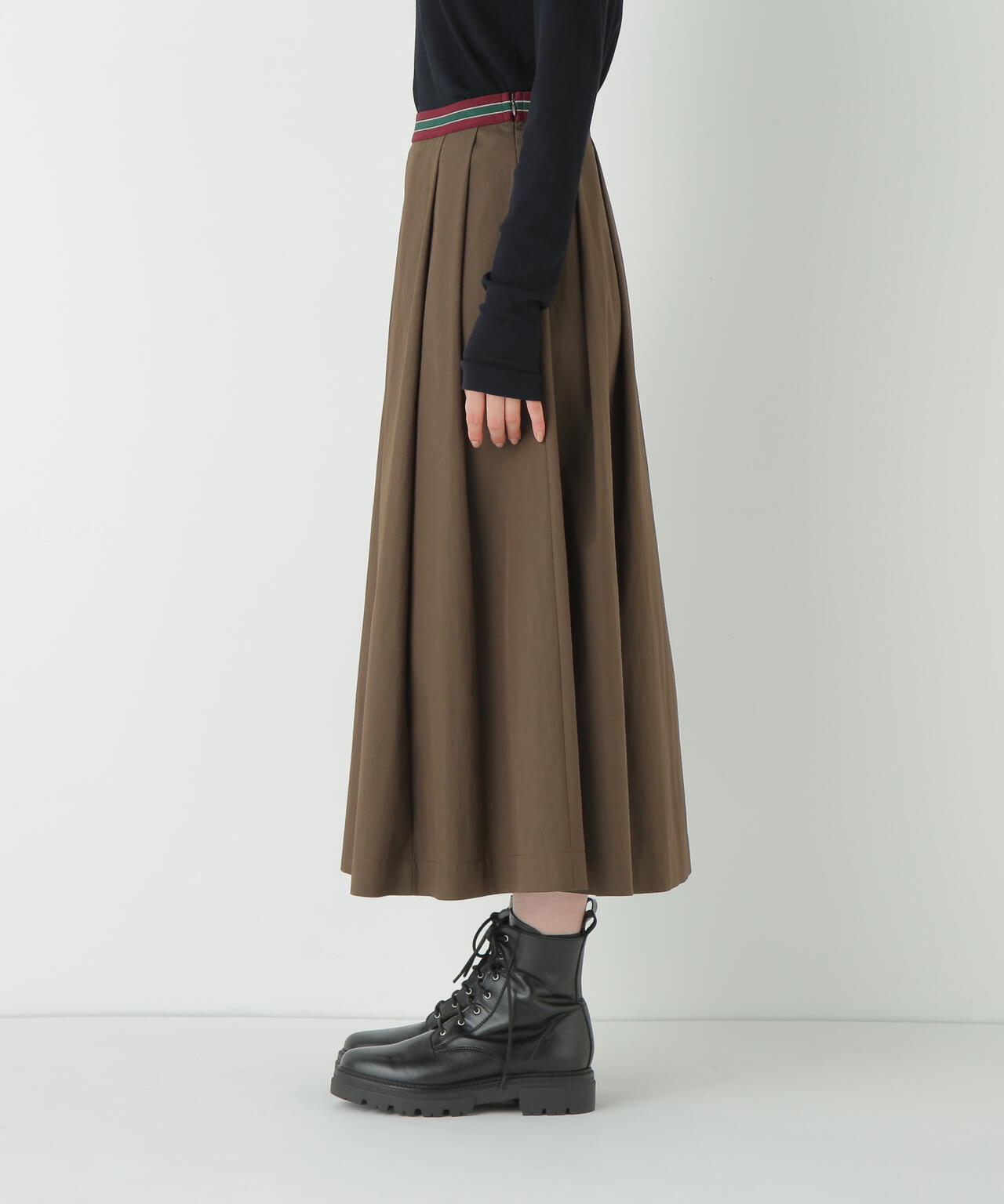 コットンナイロンツイルスカート