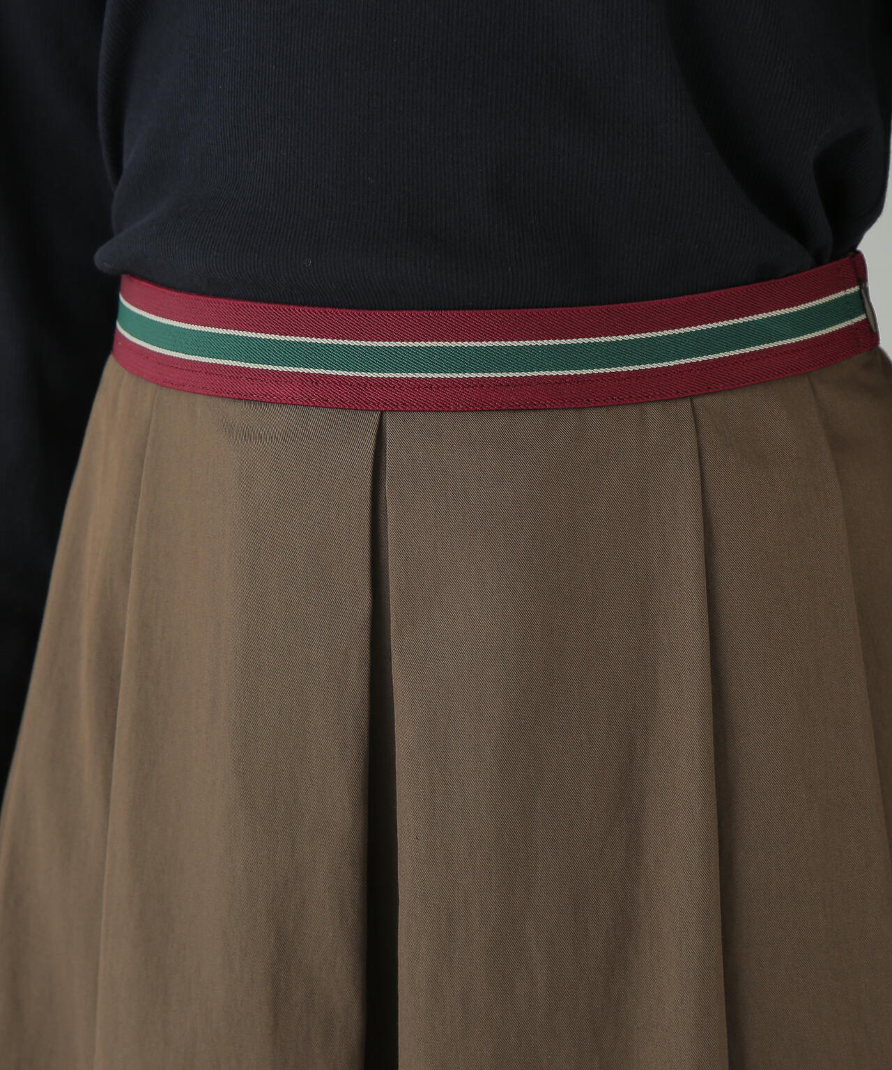 コットンナイロンツイルスカート