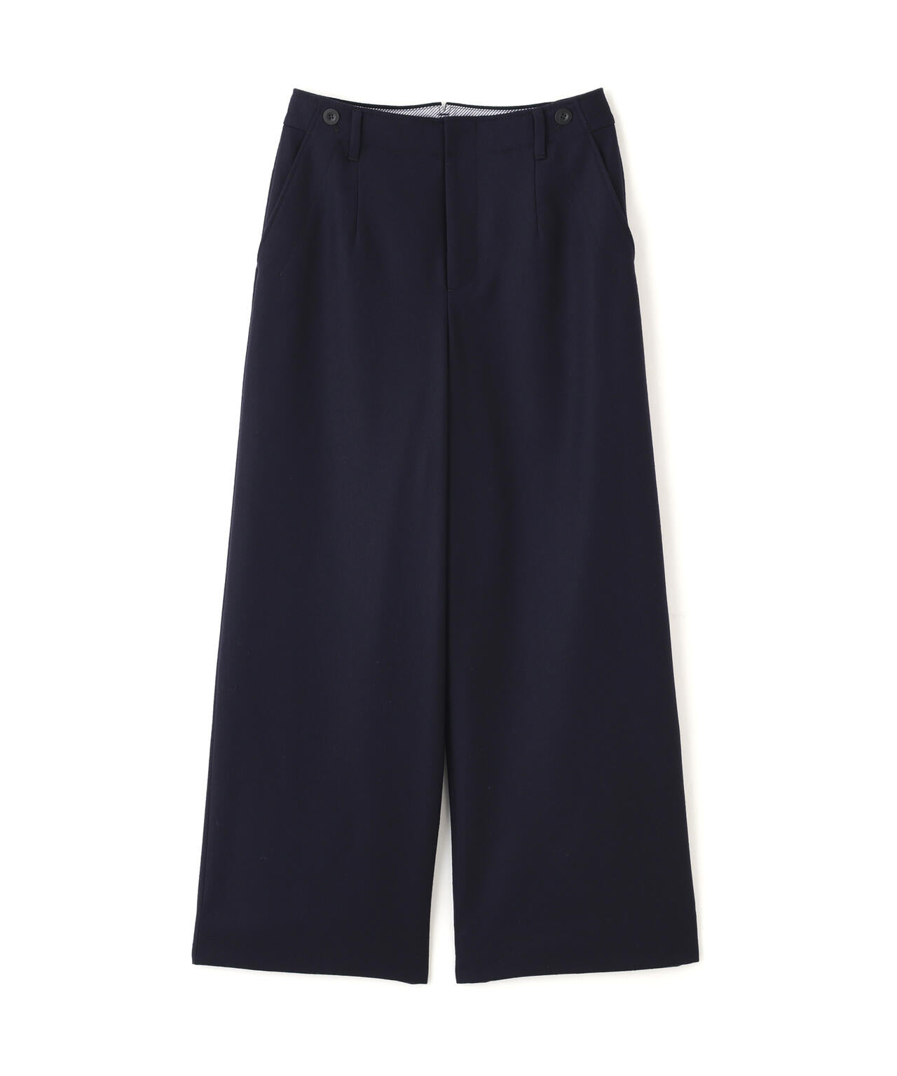 ライトフラノウォッシャブルセミワイドパンツ