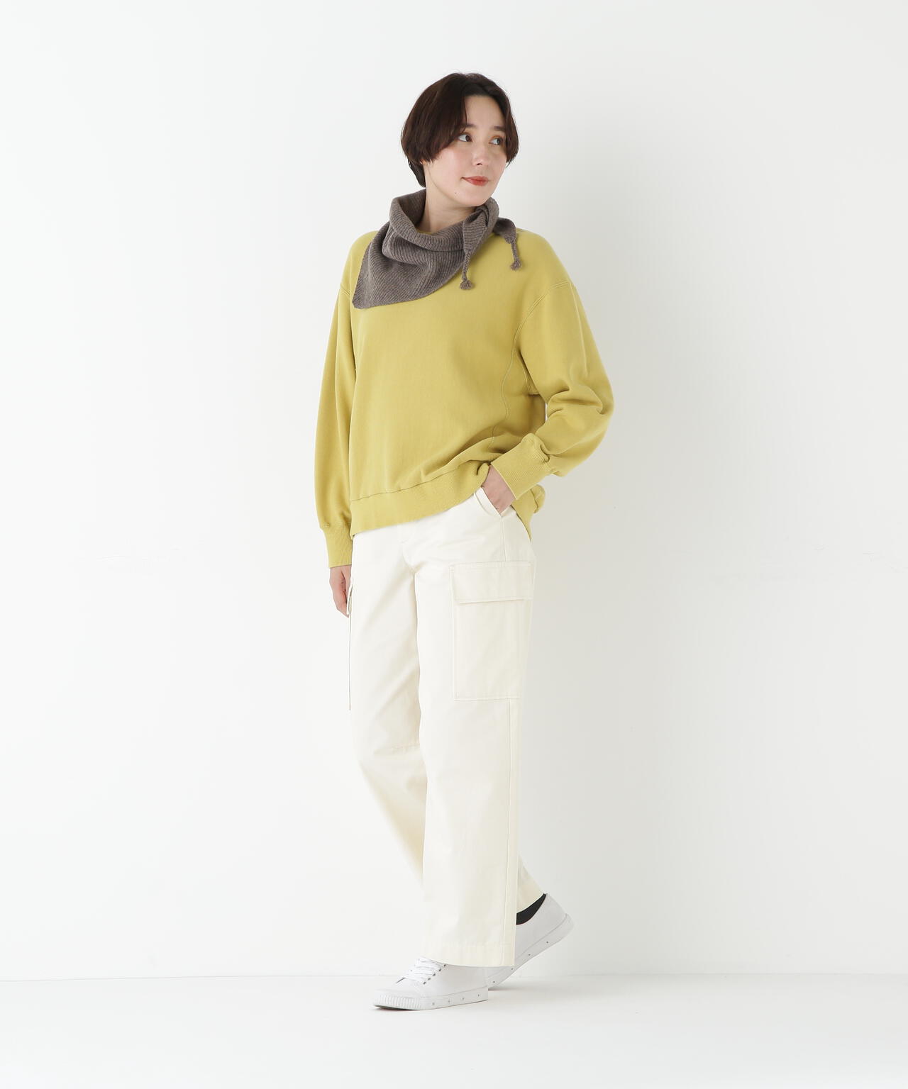 ヒューマンウーマン（human woman）/◆オーガニックコットンチノクロスカーゴパンツ オーガニックコットンチノクロスカーゴパンツ | human woman