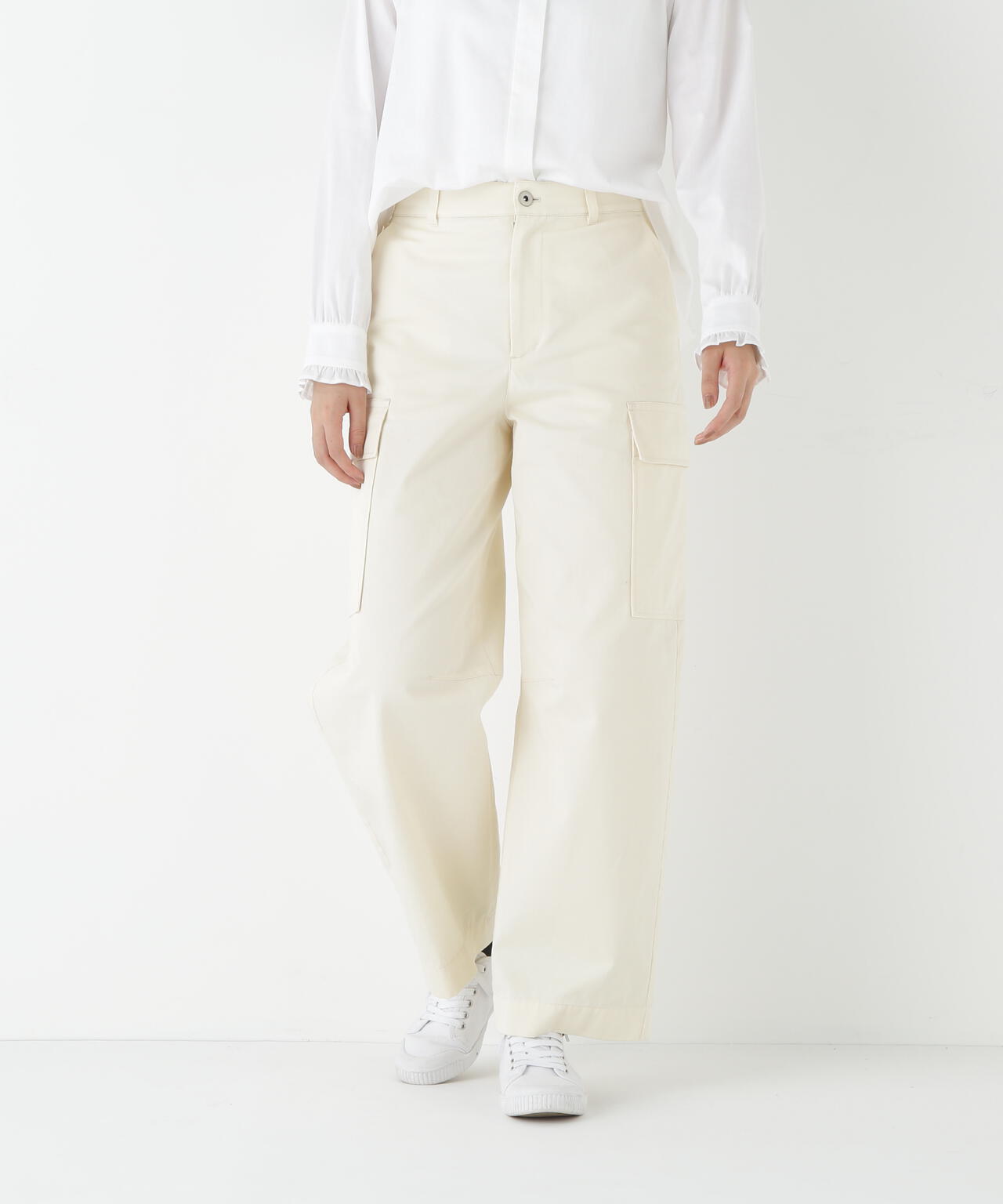 オーガニックコットンチノクロスカーゴパンツ