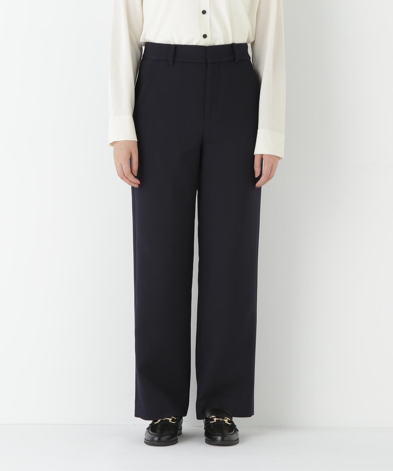 ダブルクロスストレートパンツ | human woman（ヒューマンウーマン