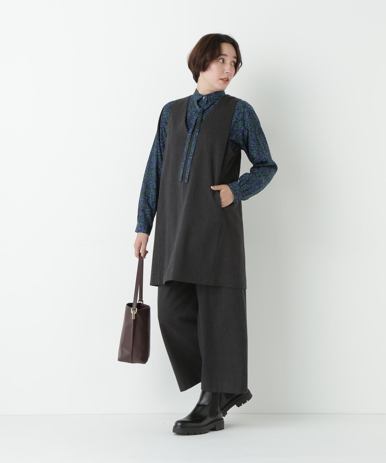 ≪マルチサイズ展開≫ＴＯＰツイルガウチョパンツ