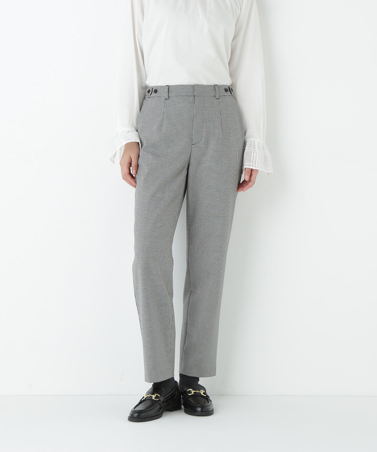 ≪ウォーム素材≫裏起毛ストレートパンツ