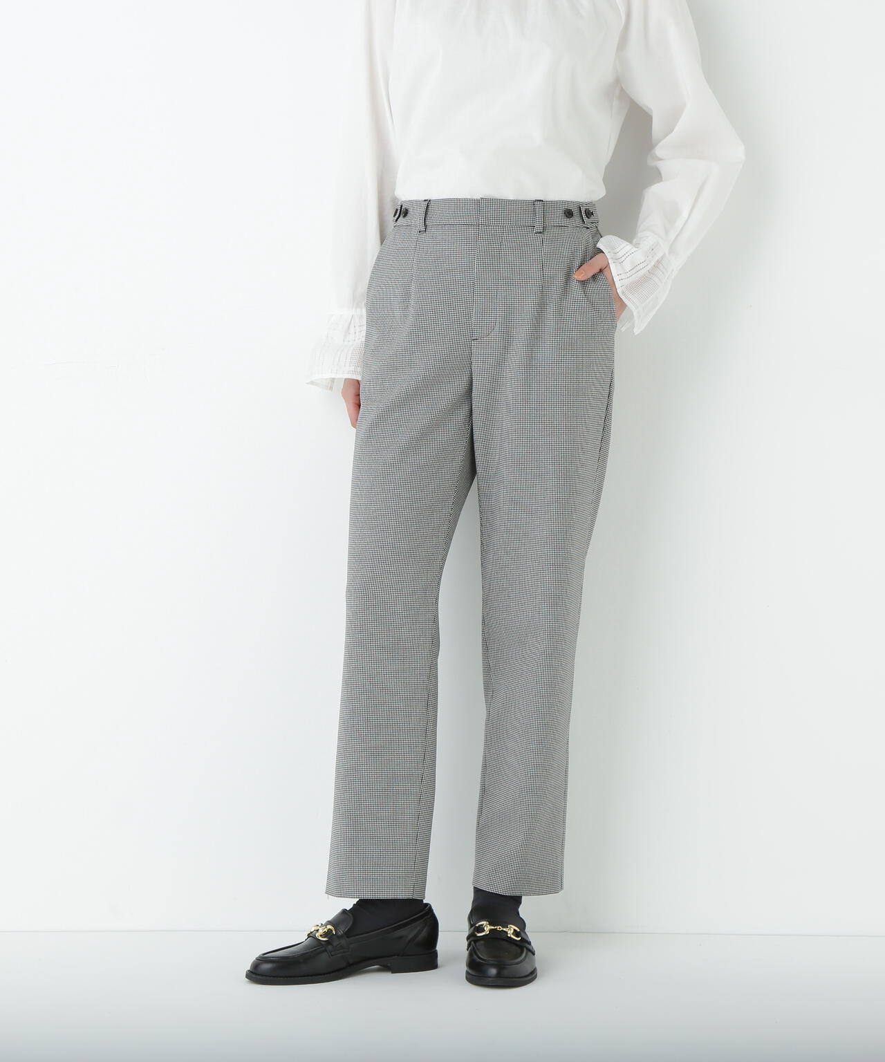 裏起毛ストレートパンツ