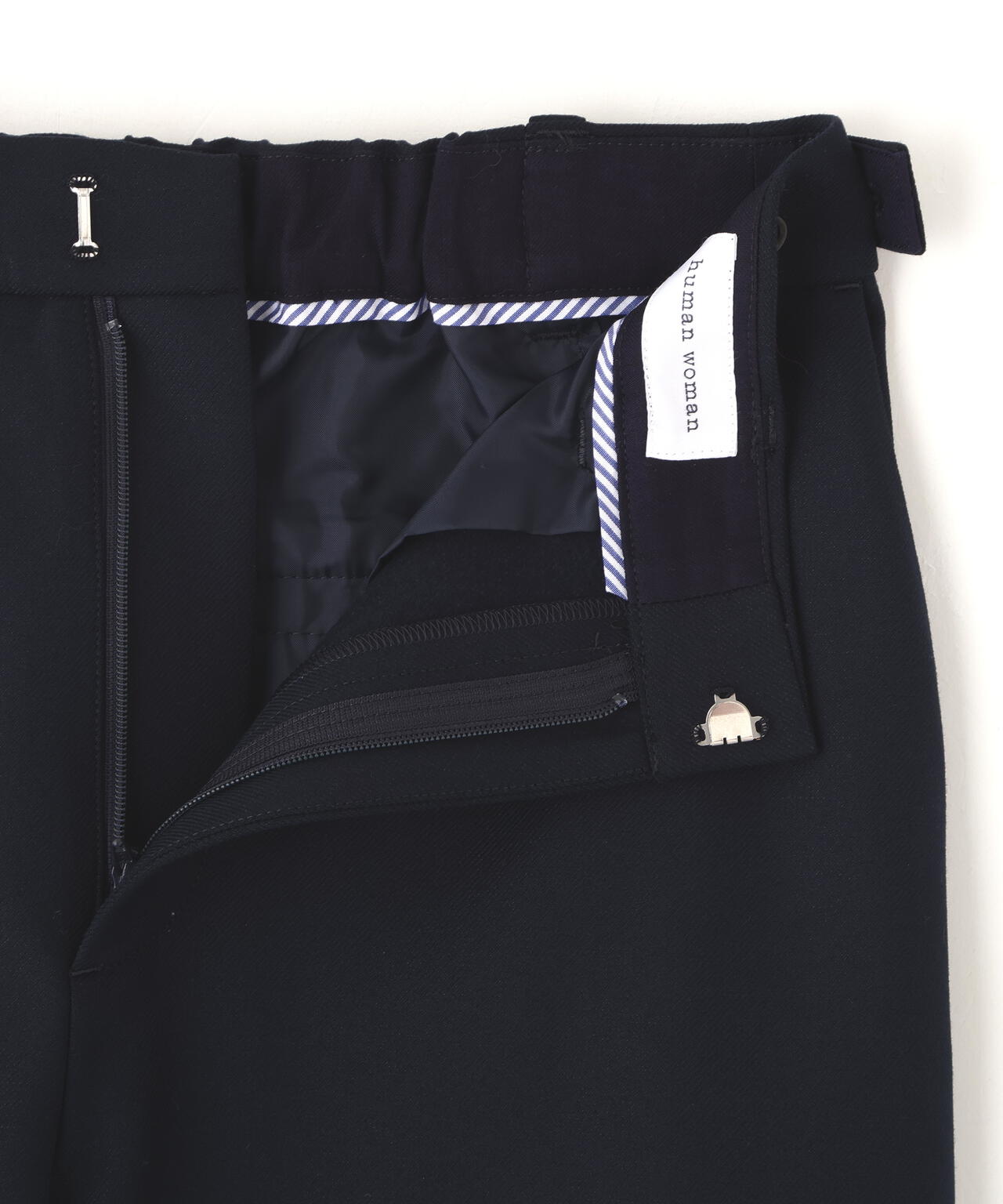 ≪ウォーム素材≫裏起毛ストレートパンツ