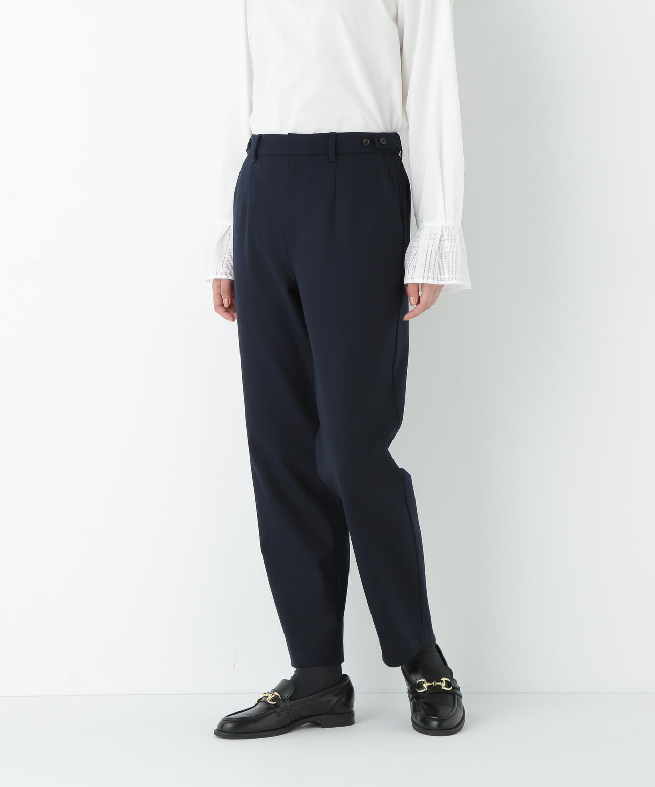 裏起毛ストレートパンツ