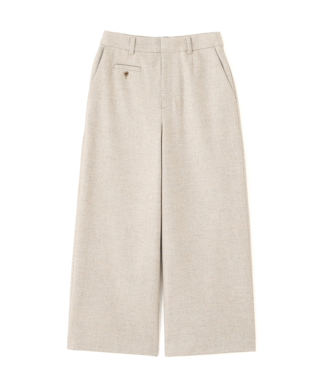 ≪洗える≫ツィードツイルガウチョパンツ