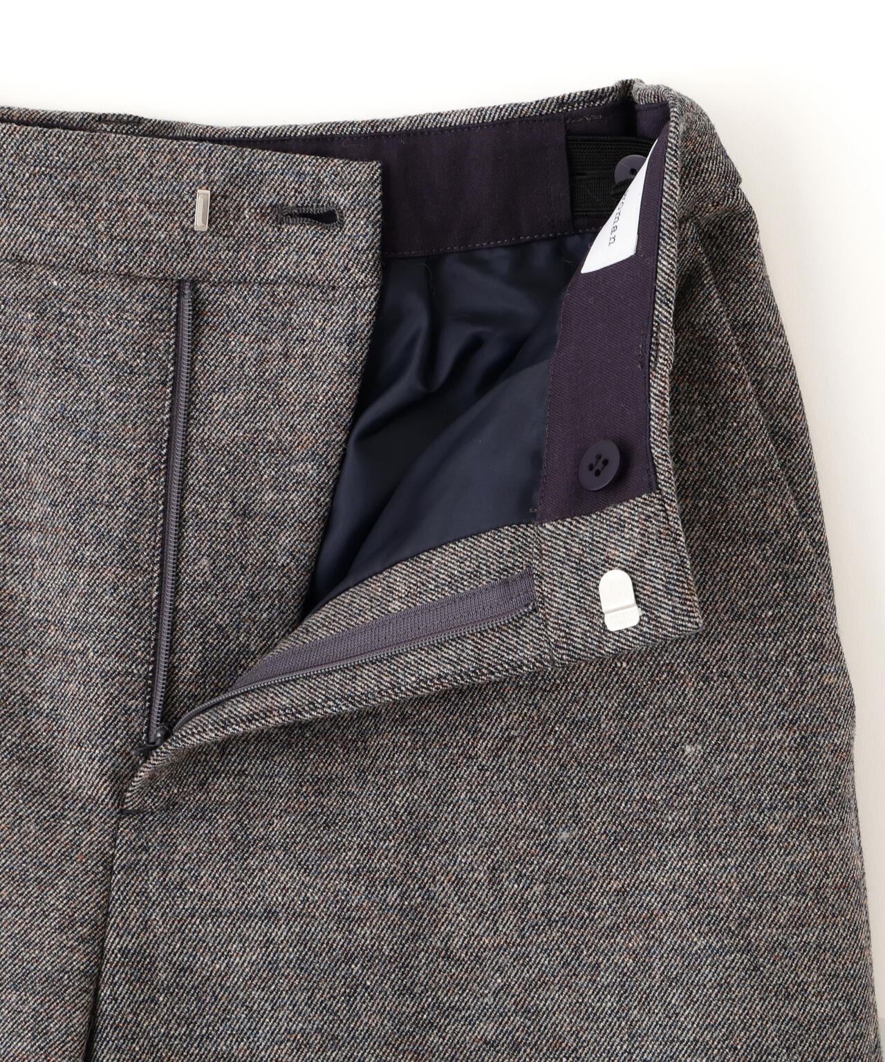 ≪洗える≫ツィードツイルガウチョパンツ