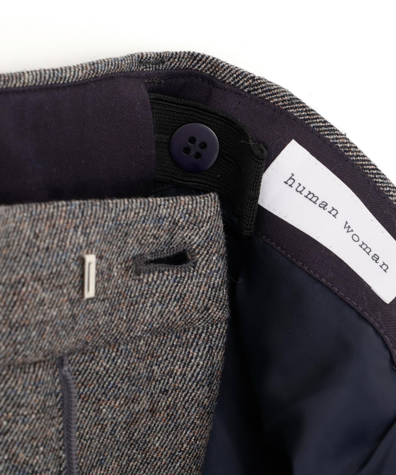 ≪洗える≫ツィードツイルガウチョパンツ