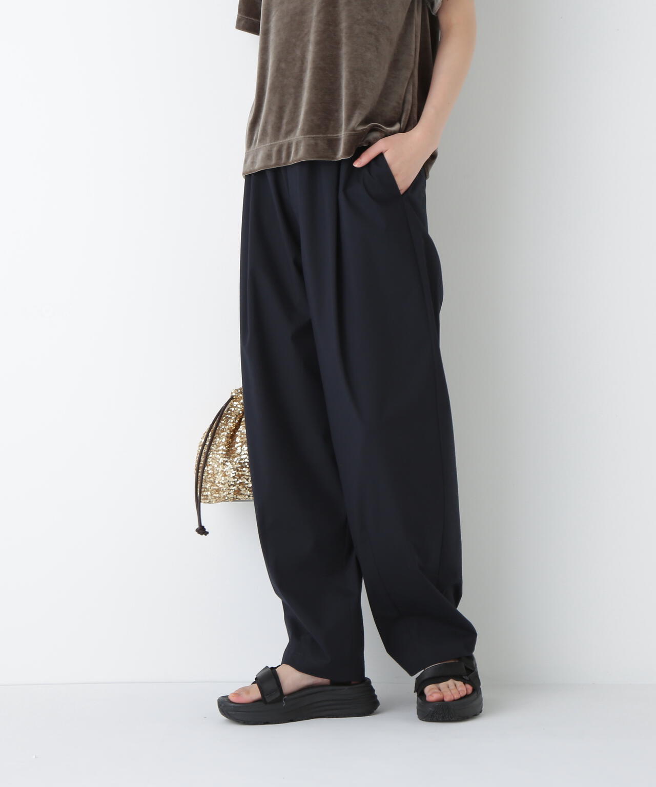 ＴＲ×ＴＣポプリンストレッチイージーカーブパンツ