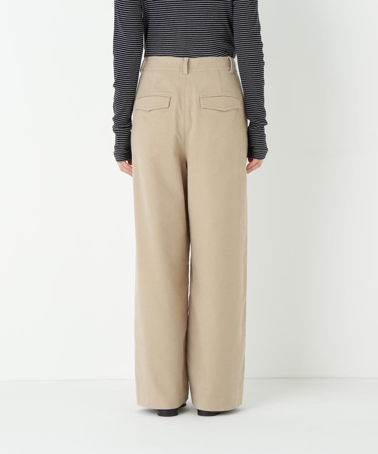 極美品 未使用？ カナダ製 wash2wear スエードレザー ストレートパンツ カナダ製 ウォッシャブル スエードレザーパンツ 茶 8