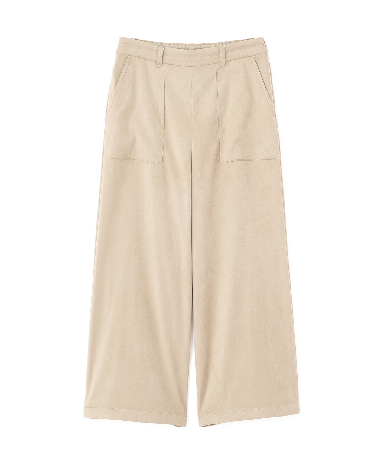 ストレッチスェードベイカーガウチョパンツ | human woman（ヒューマン