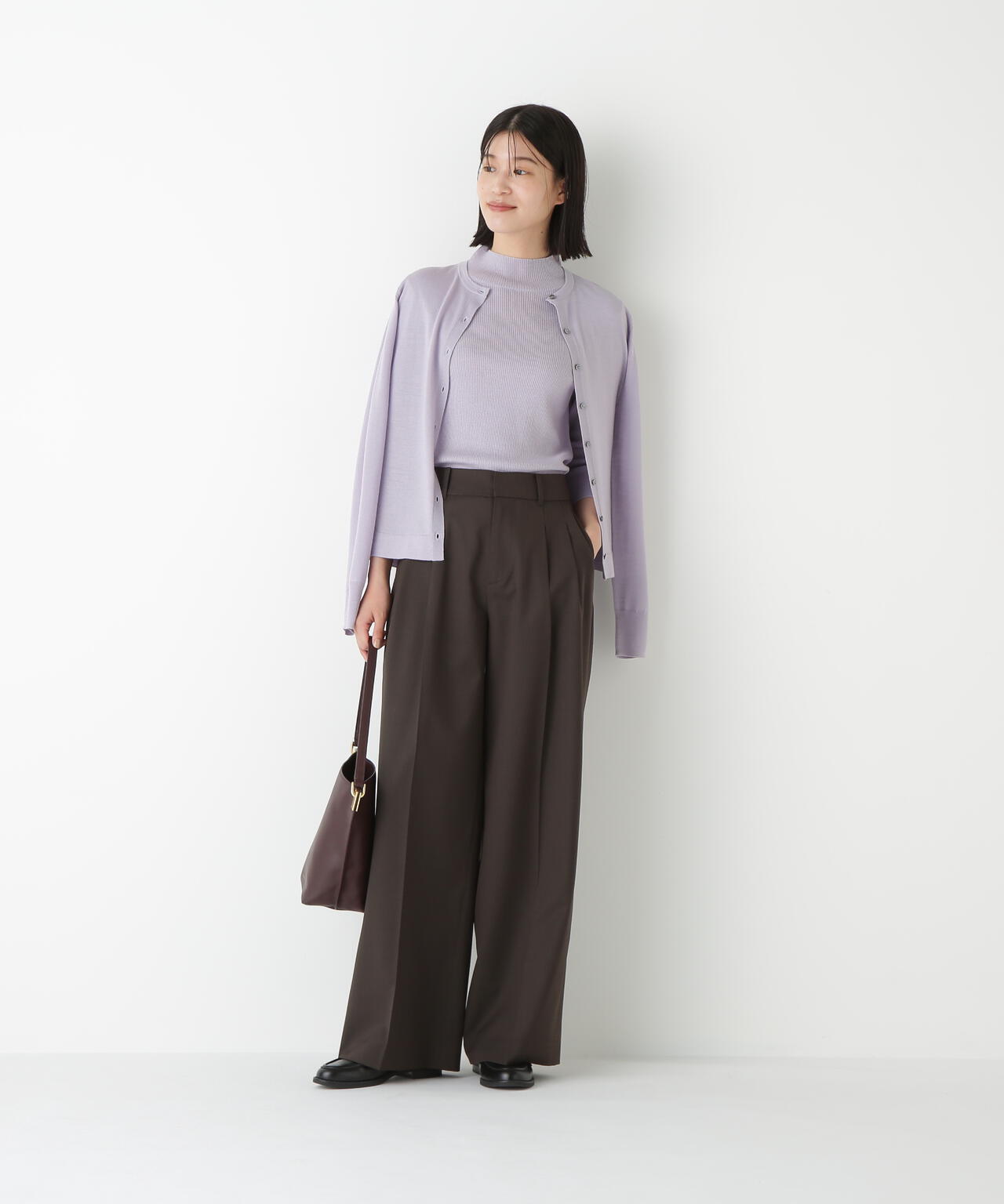 ダブルタックバギーパンツ