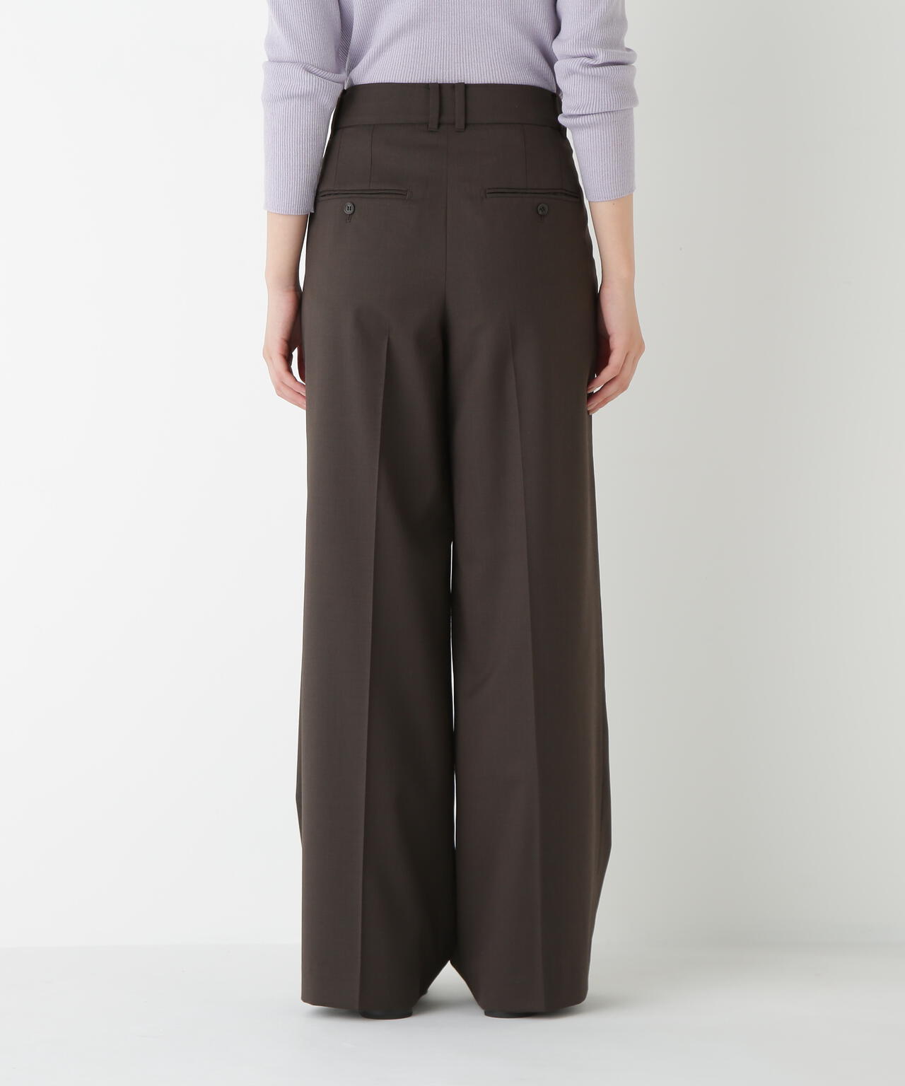 ダブルタックバギーパンツ