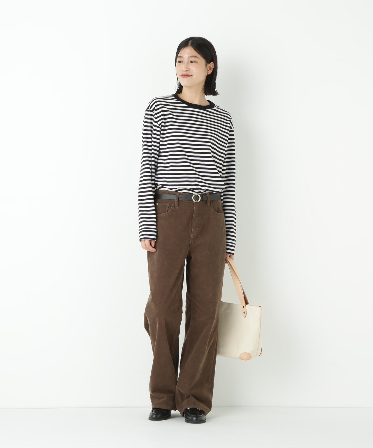 Healthy Denimコラボ】コーデュロイストレートパンツ