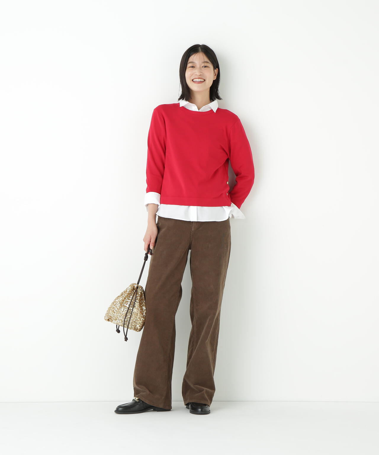 【Ｈｅａｌｔｈｙ　Ｄｅｎｉｍコラボ】コーデュロイストレートパンツ