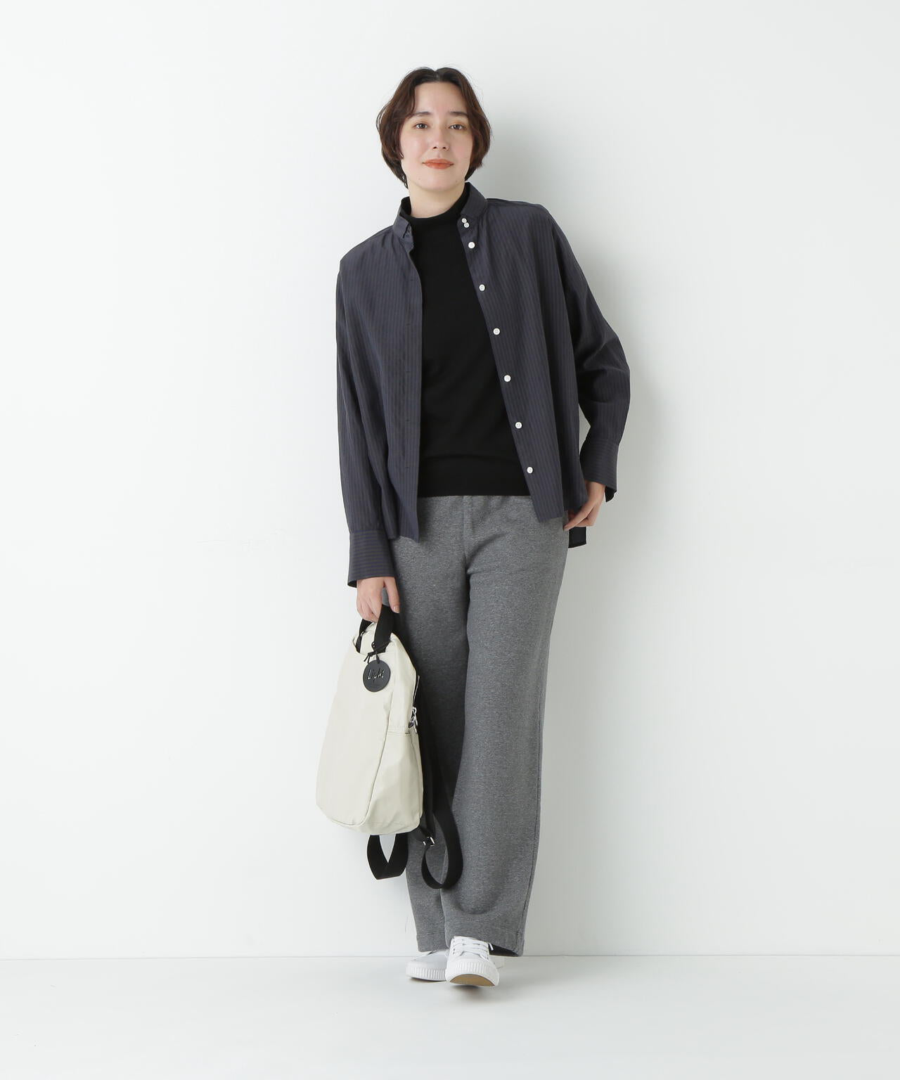 裏毛ストレートパンツ