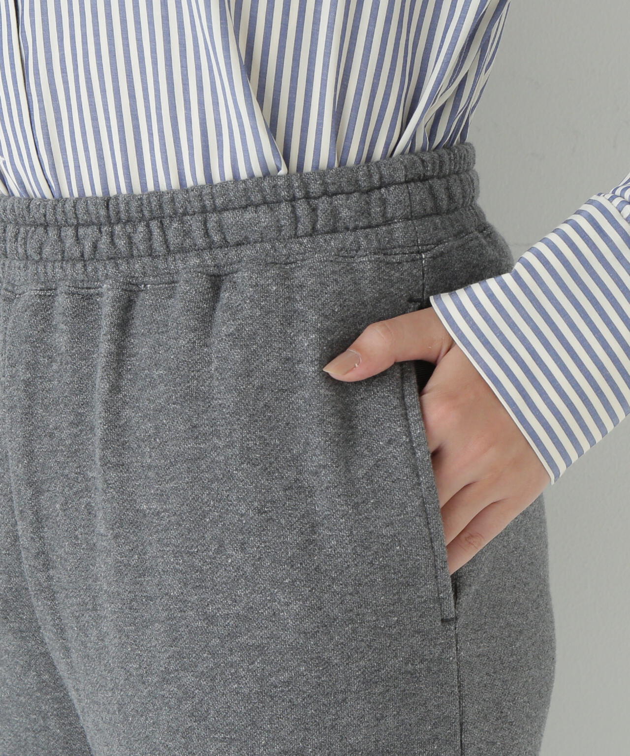 裏毛ストレートパンツ