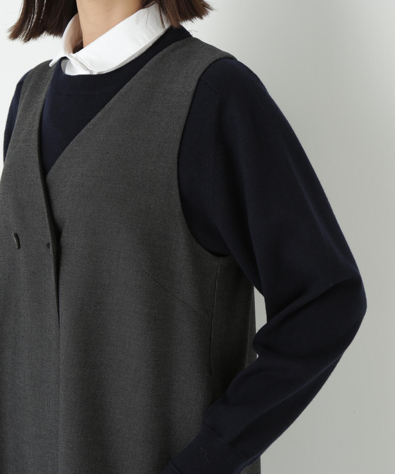 TRストレッチVネックジャンスカ | human woman（ヒューマン