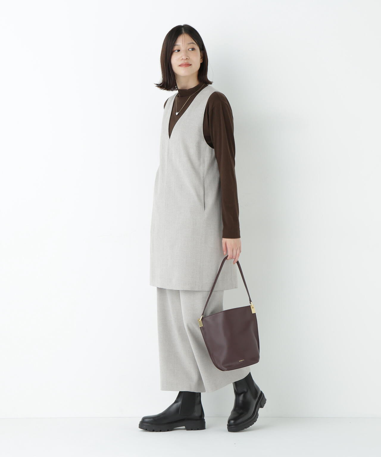 ＴＯＰツイルミディアムジャンパースカート