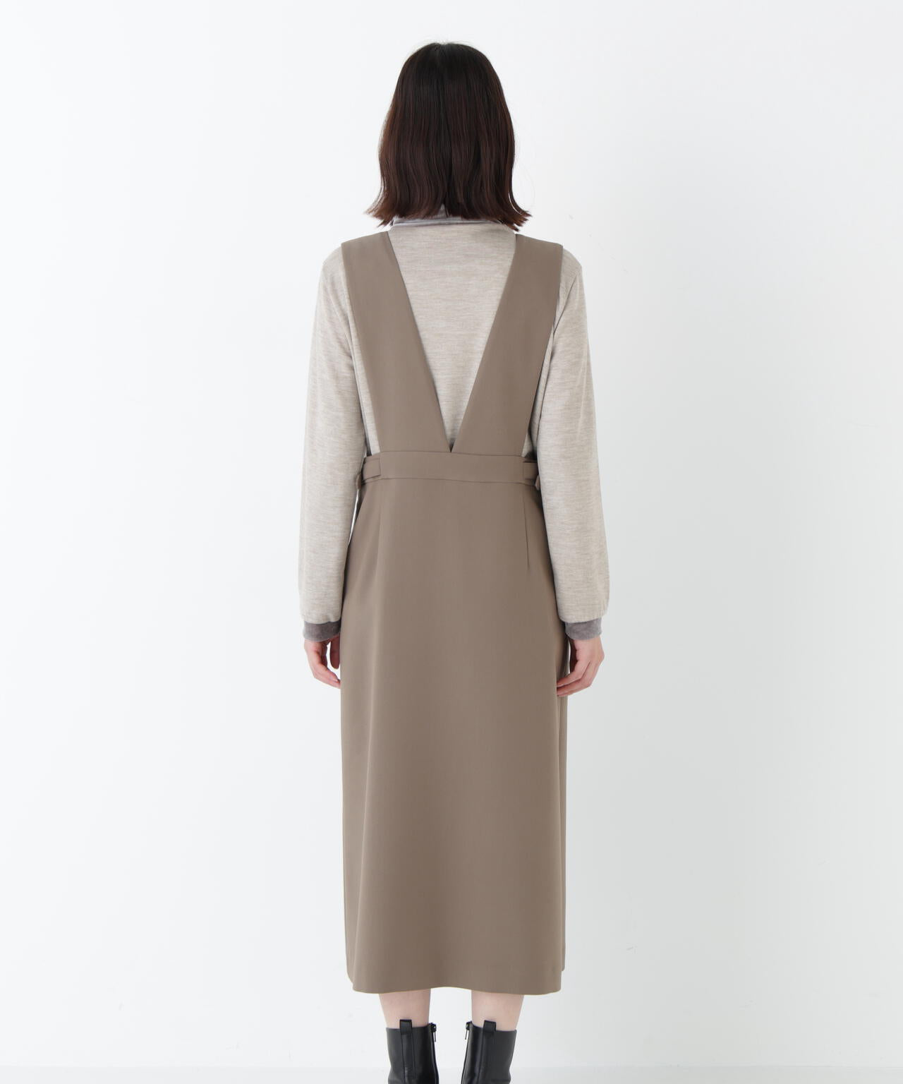 ≪洗える≫ＴＲダブルクロス ジャンパースカート