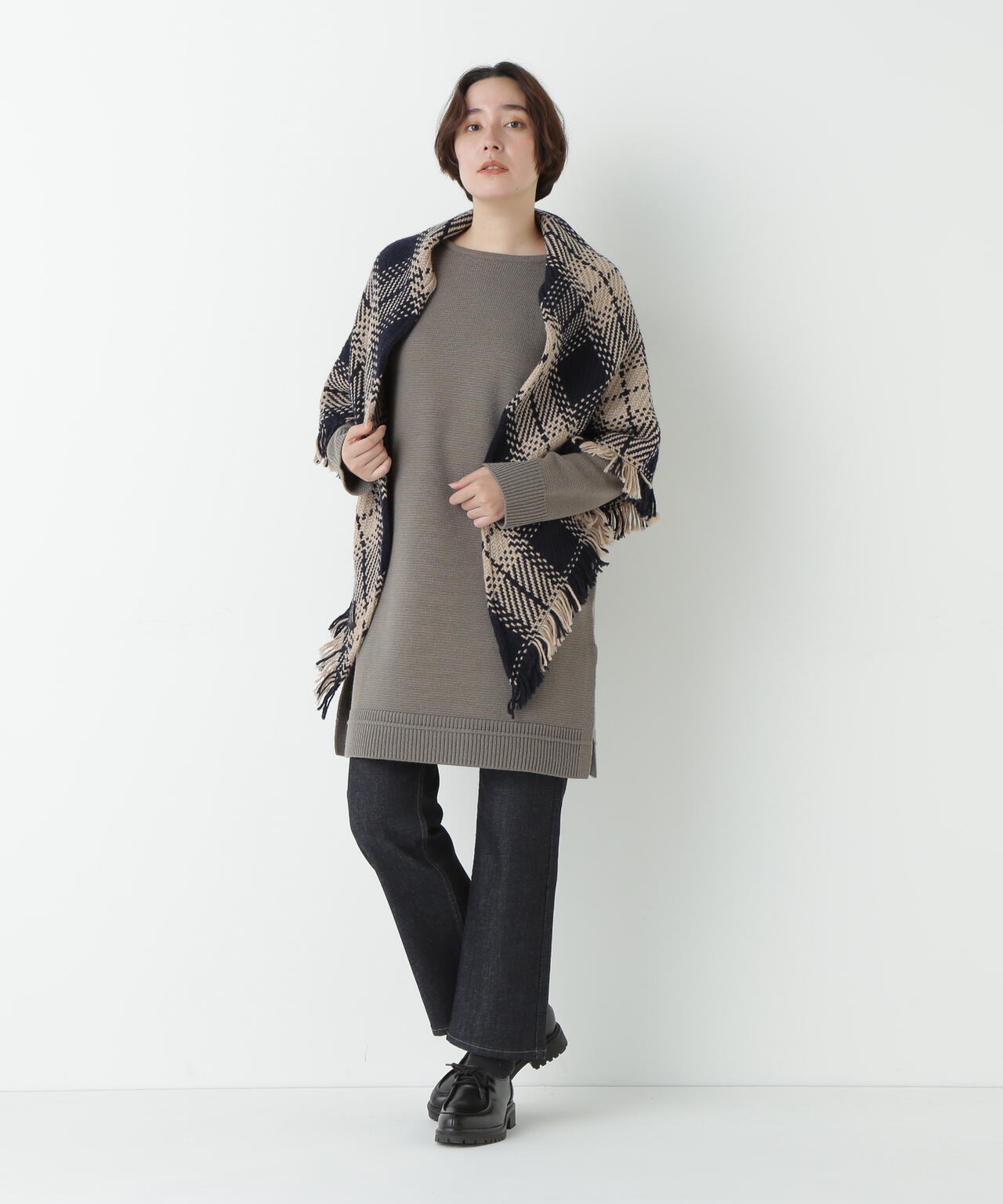 ワンピース mana ダマスクプリントティアードワンピース（ワンピース）｜manana