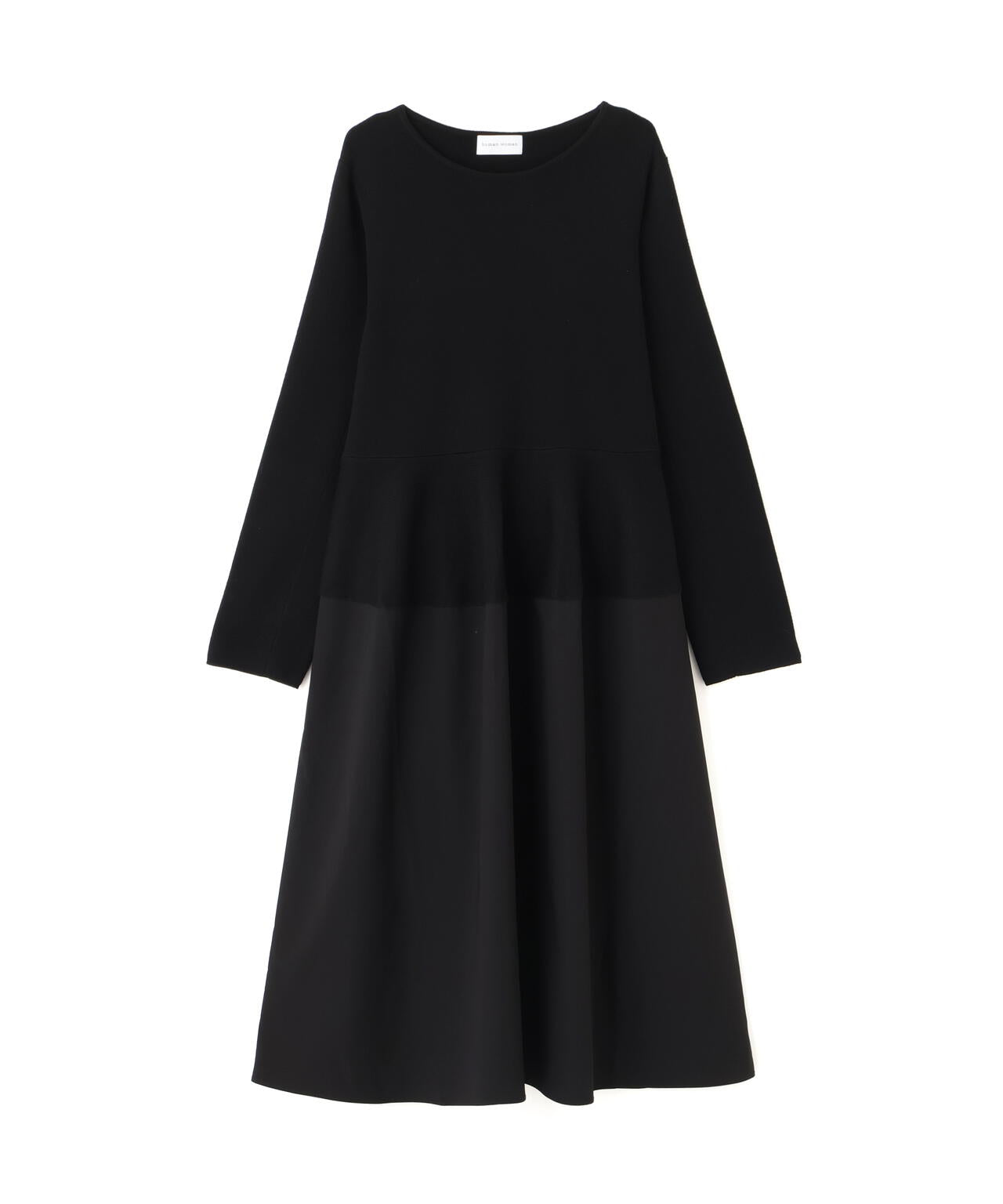 ≪洗える≫タフタドッキングニットワンピース