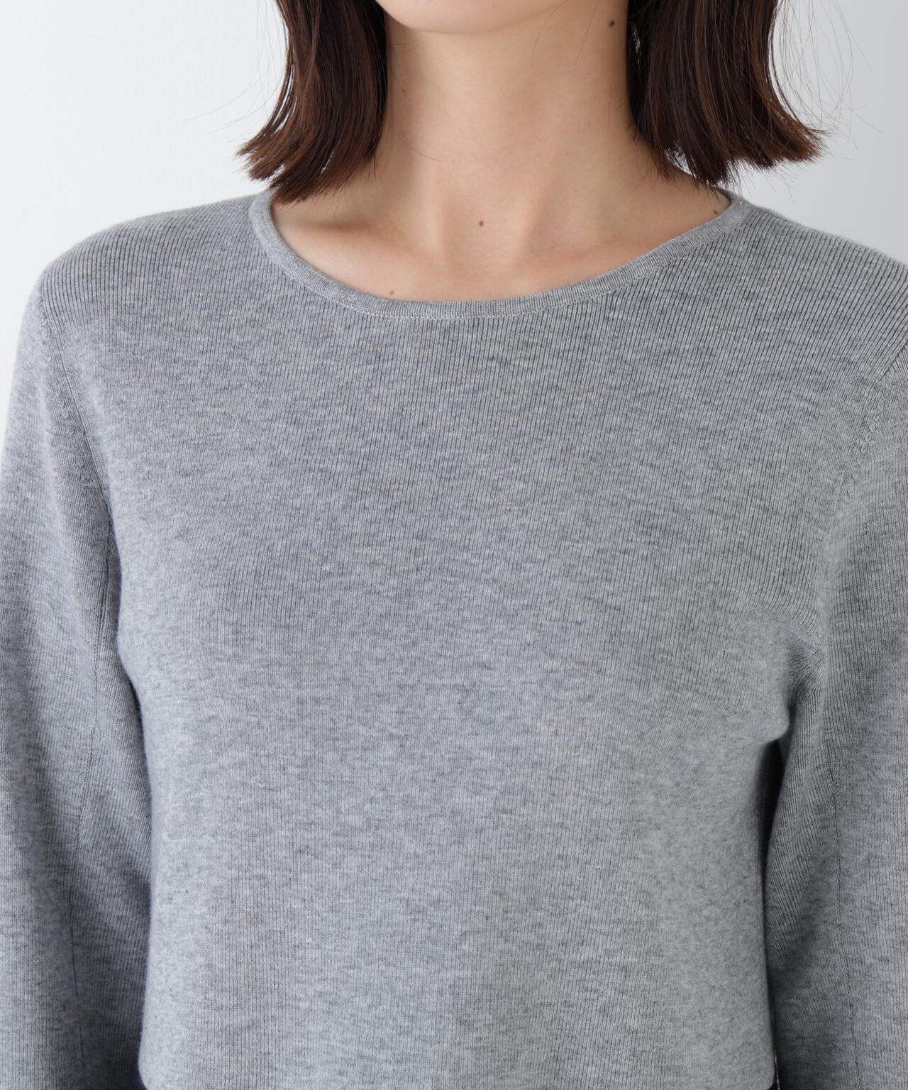 ≪洗える≫タフタドッキングニットワンピース