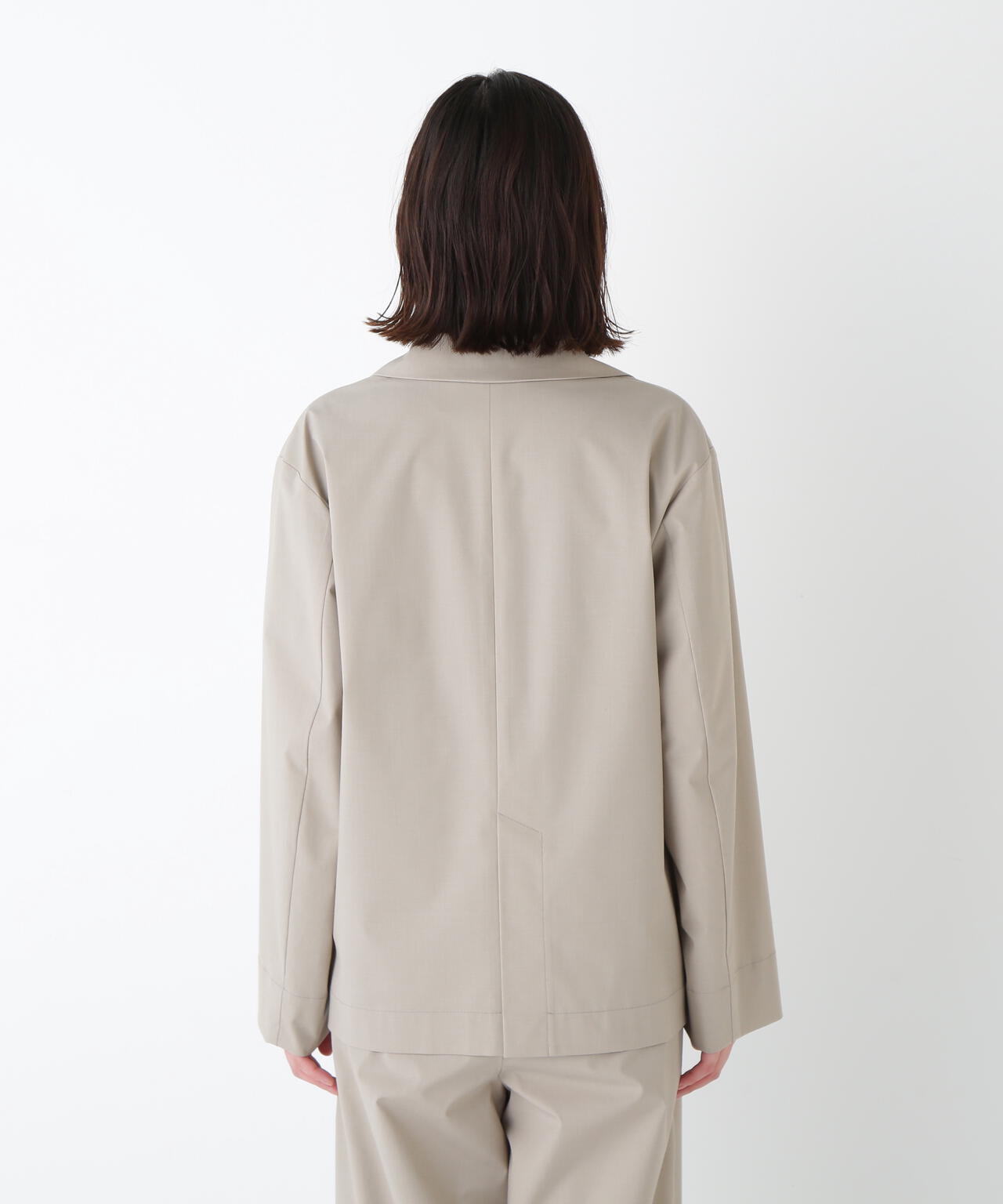 ＴＲ×ＴＣポプリンストレッチボックステーラードジャケット