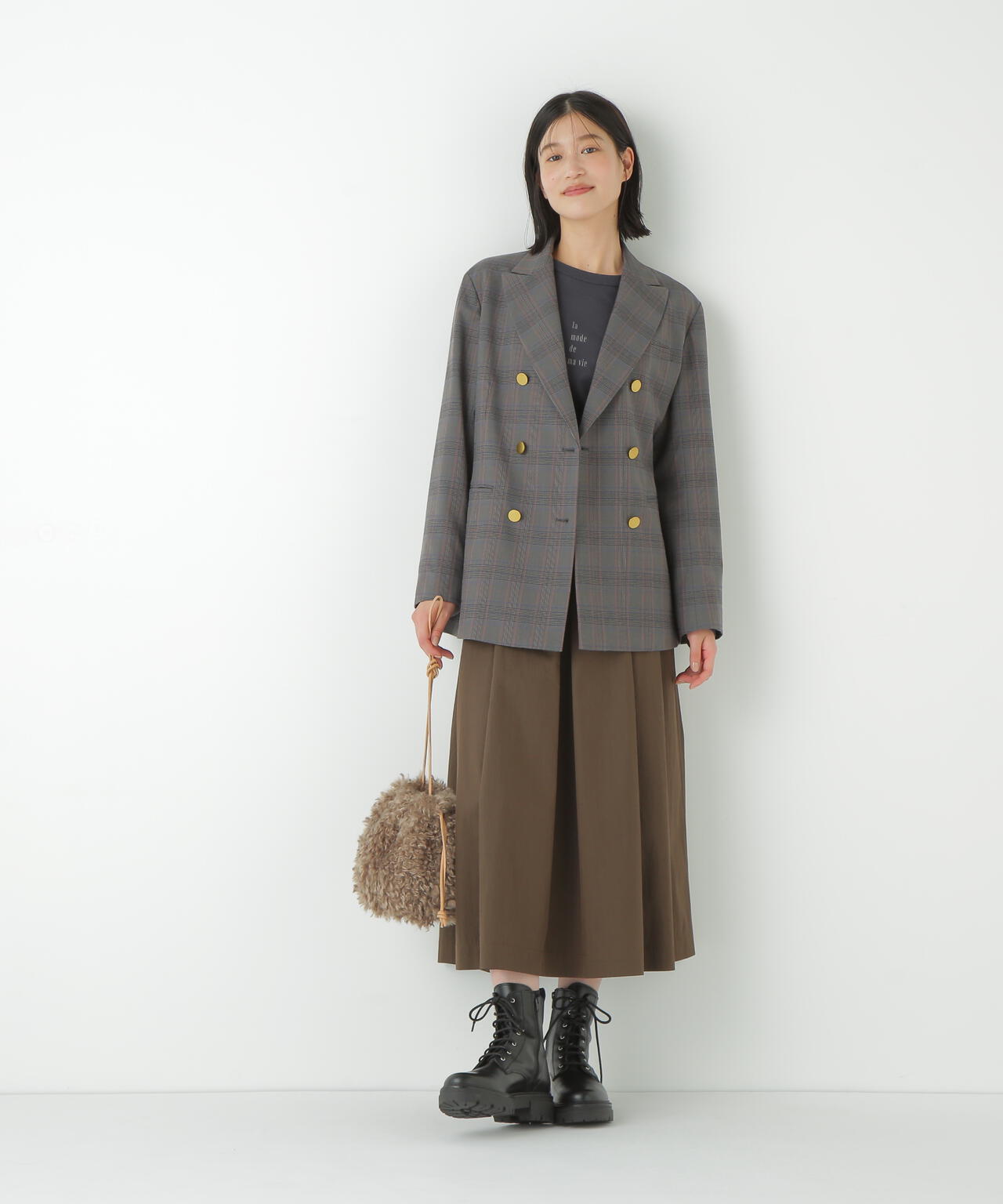 強撚シャークスキンピークドラペルジャケット