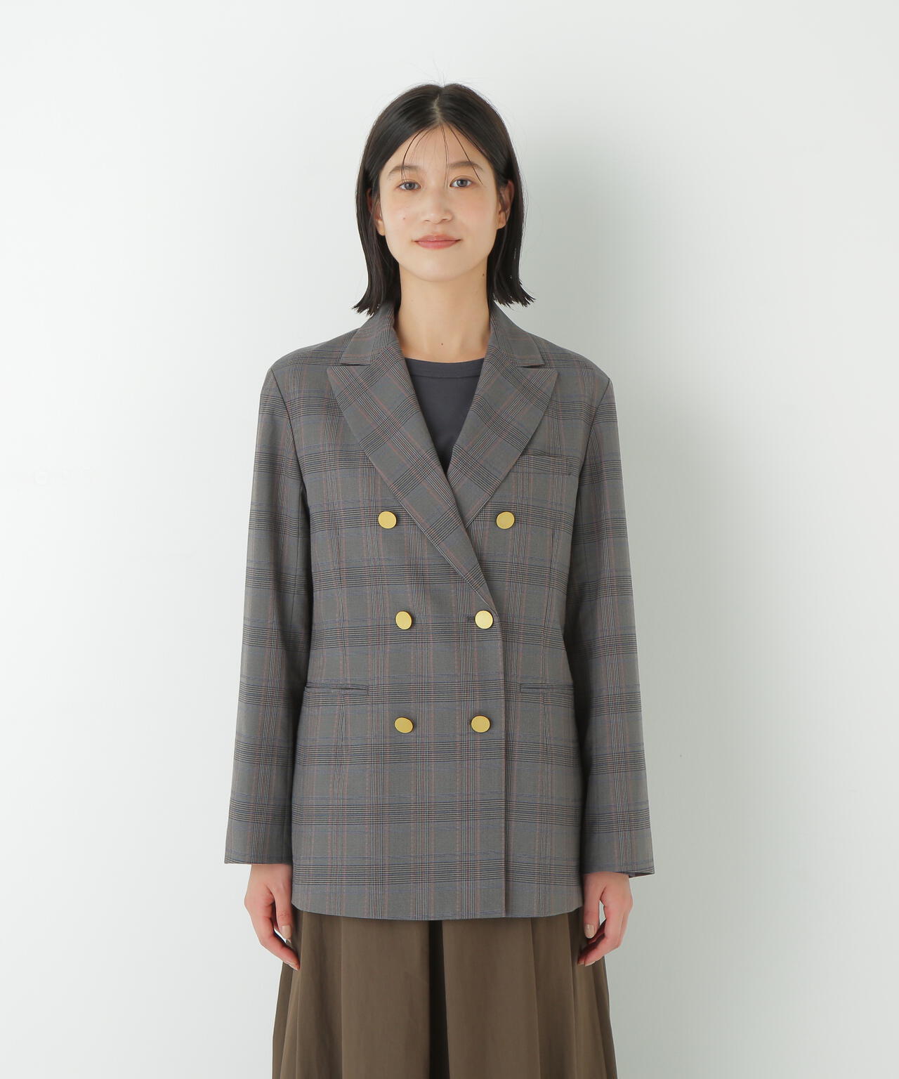 強撚シャークスキンピークドラペルジャケット