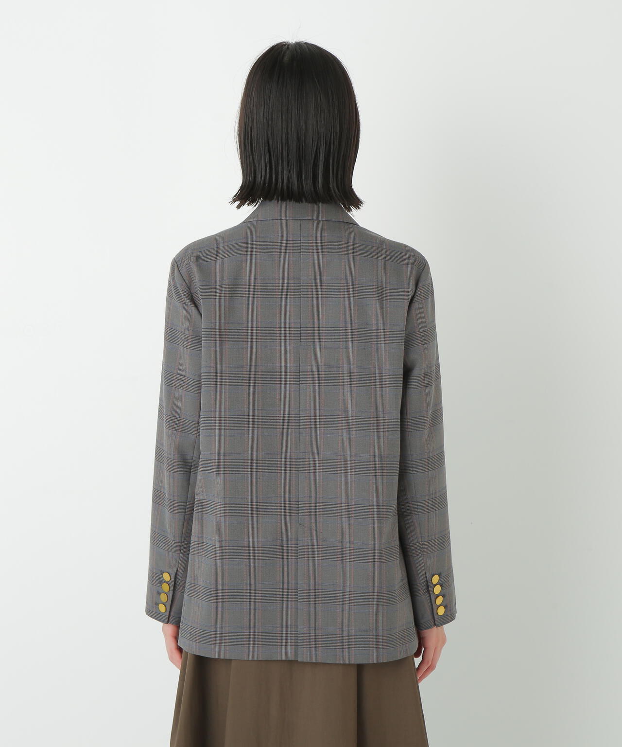 強撚シャークスキンピークドラペルジャケット