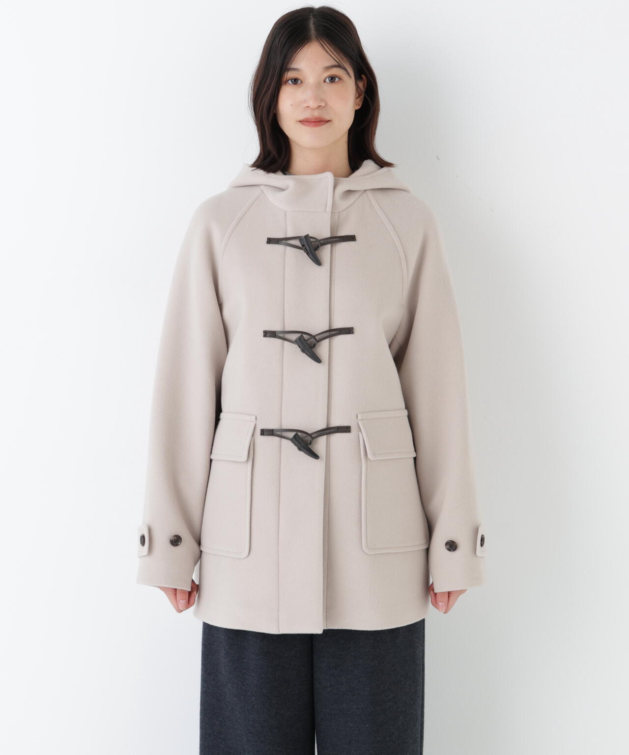 モッサミドルダッフルコート | human woman（ヒューマンウーマン