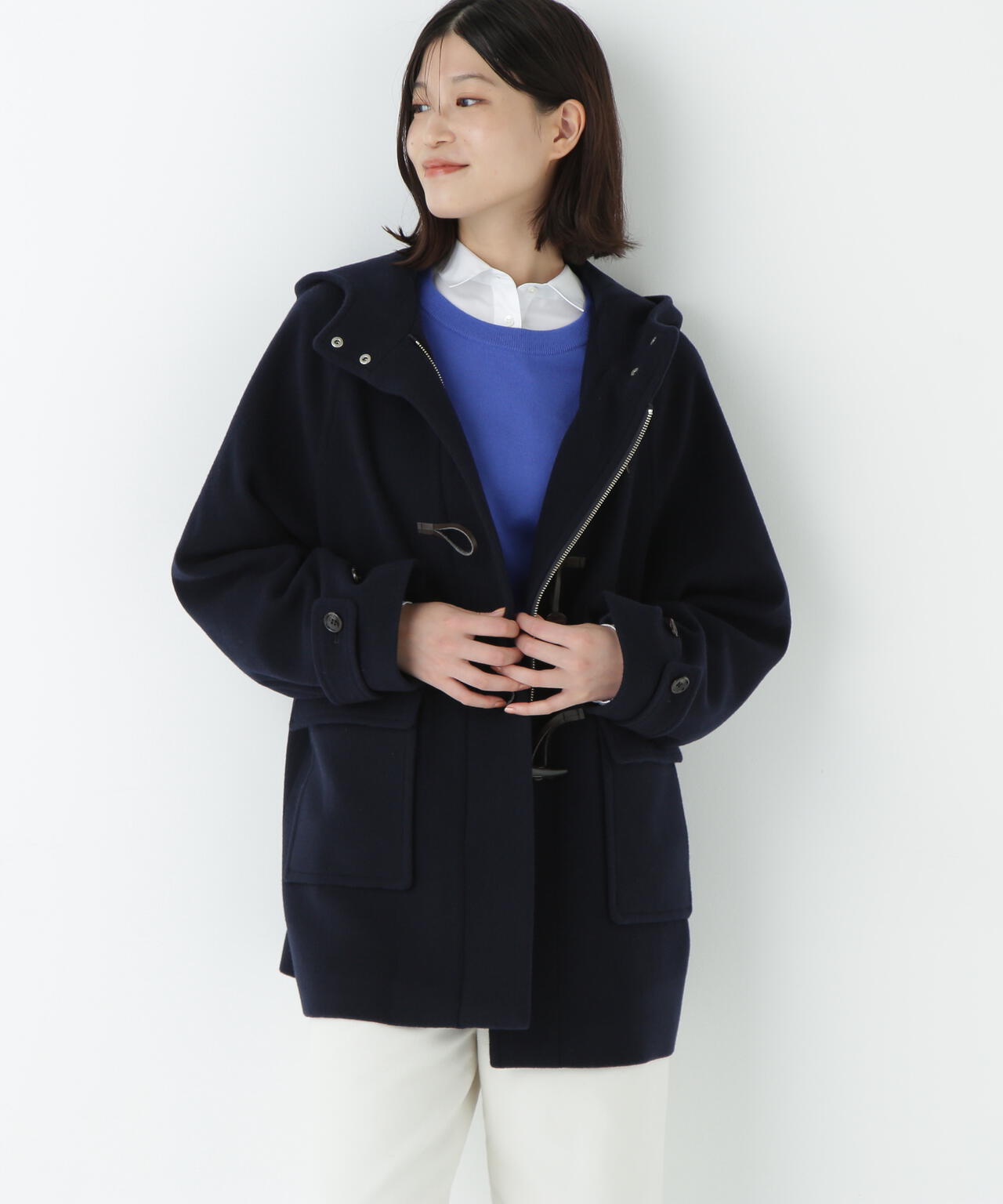 モッサミドルダッフルコート | human woman（ヒューマンウーマン