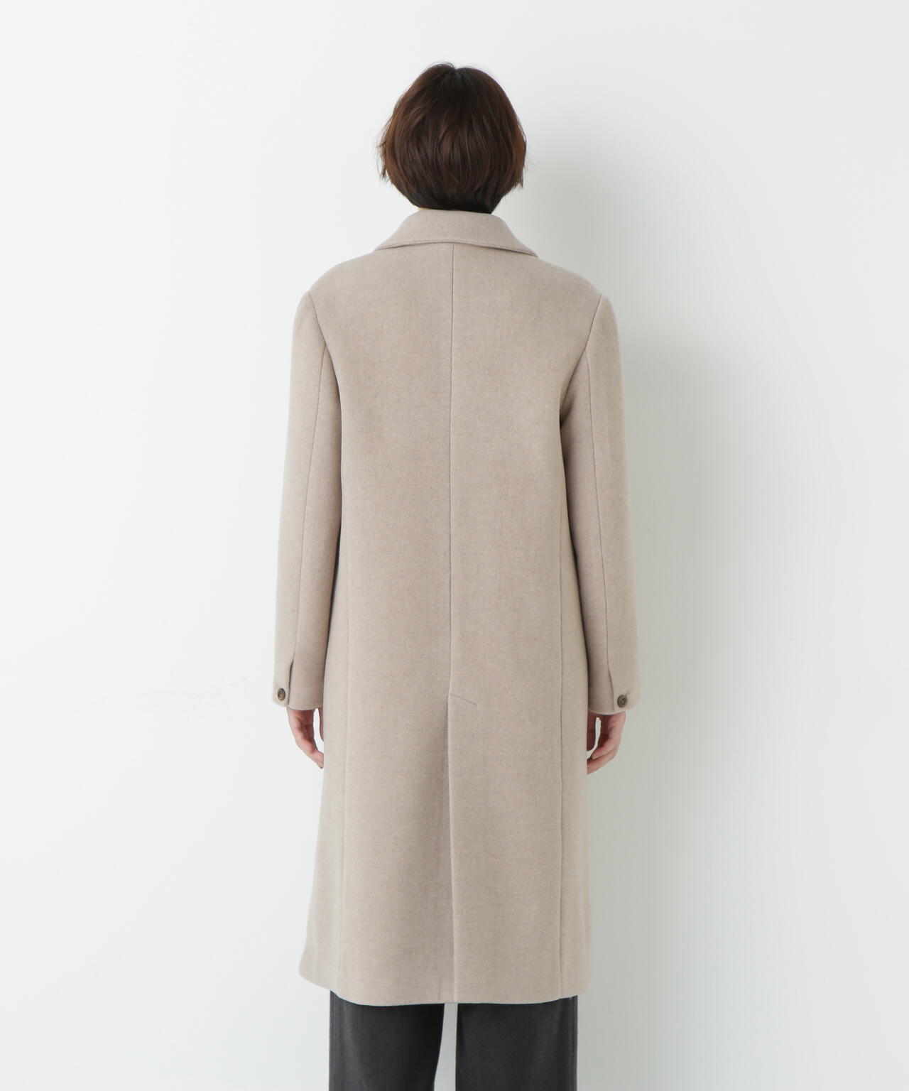 ウールモッサダブルチェスターコート | human woman（ヒューマン