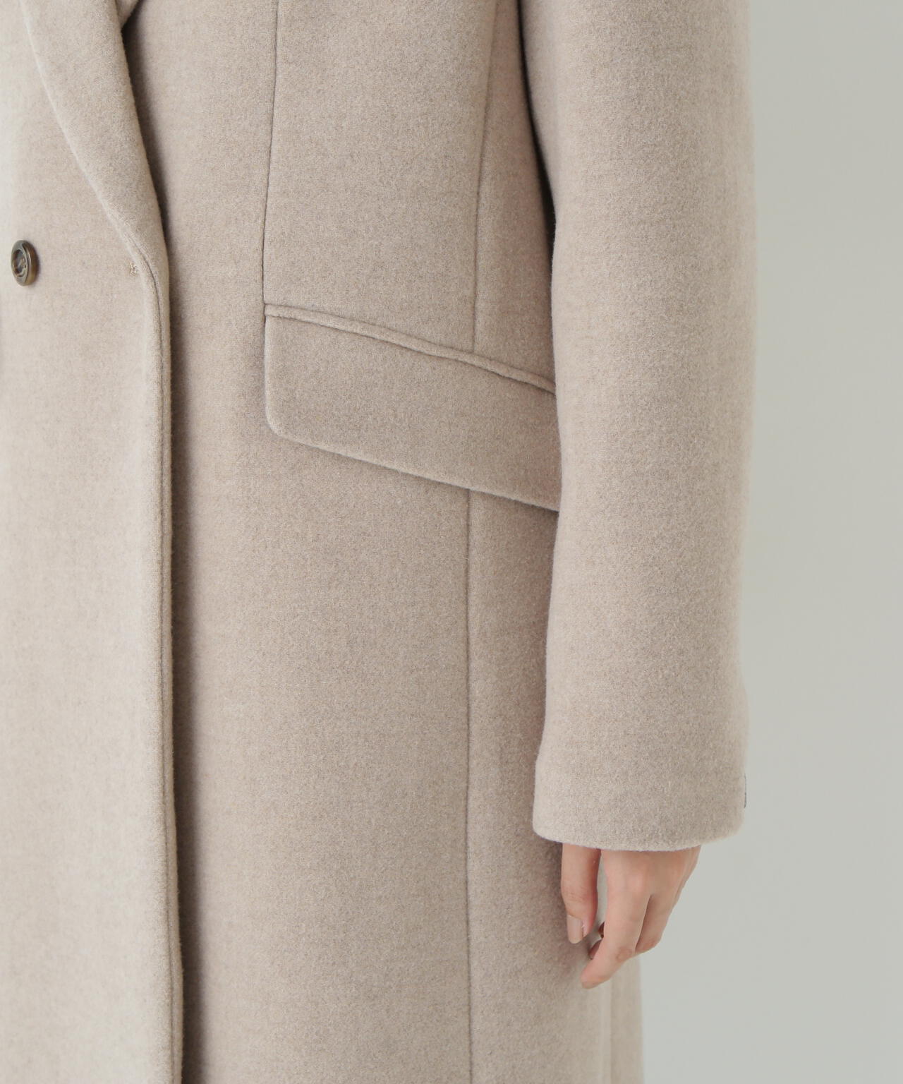 ウールモッサダブルチェスターコート