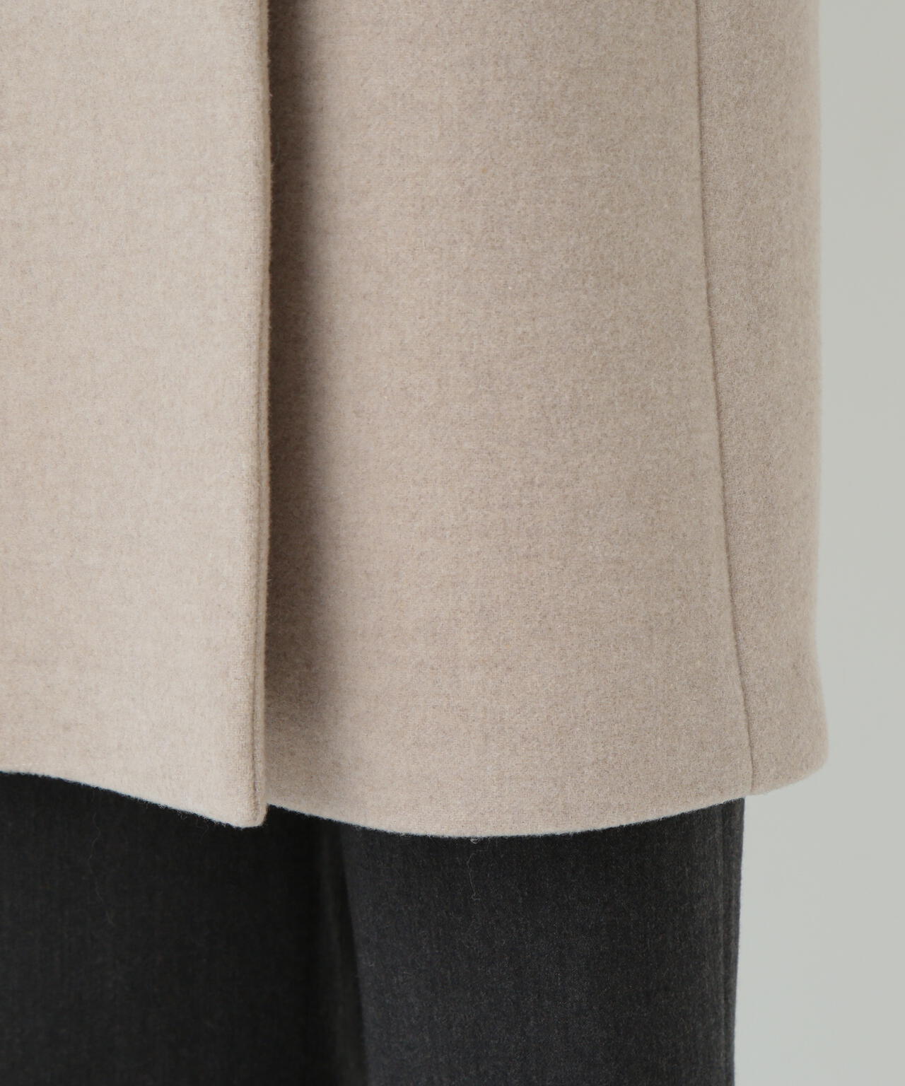 ウールモッサダブルチェスターコート | human woman（ヒューマン