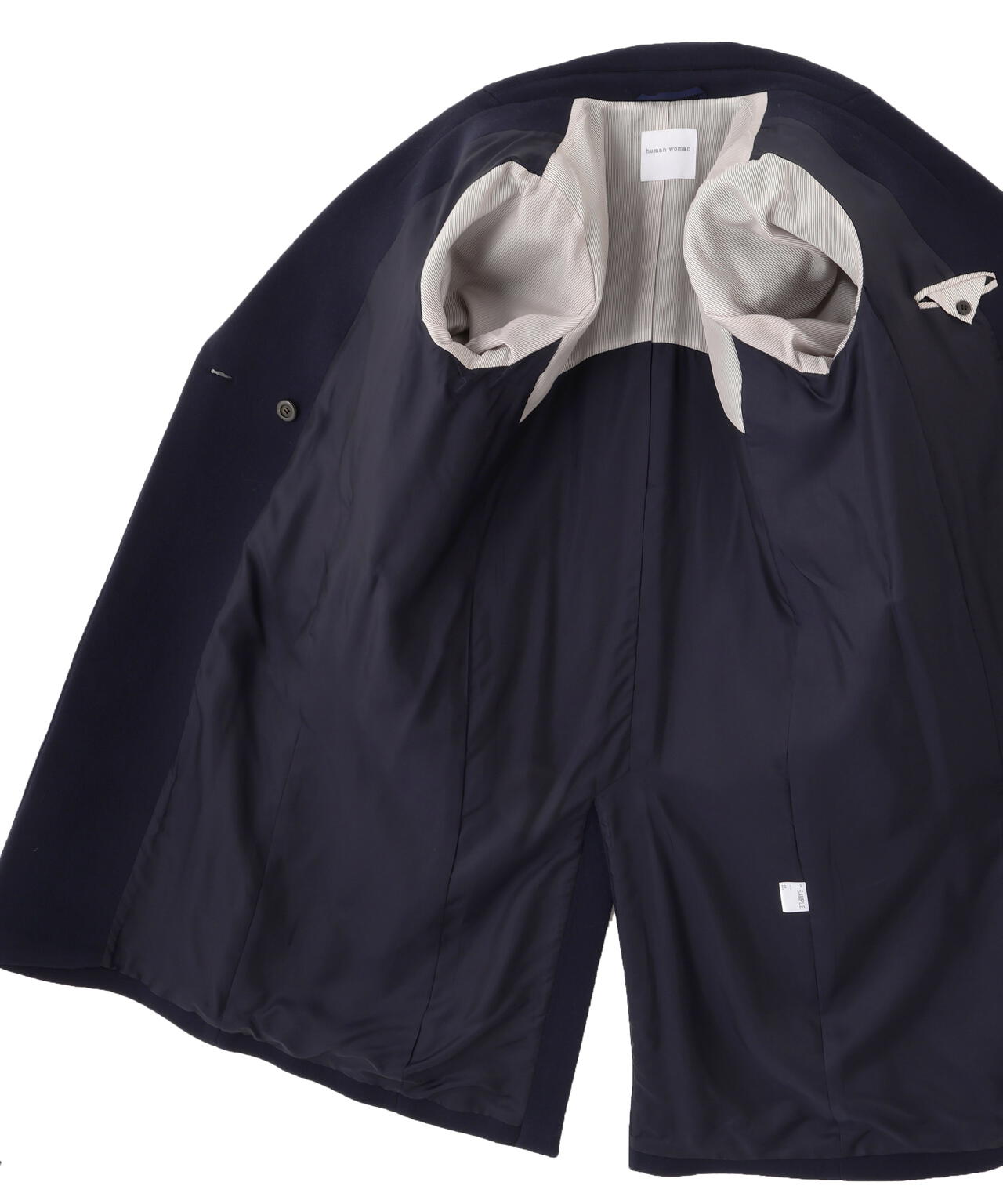 ウールモッサダブルチェスターコート | human woman（ヒューマン