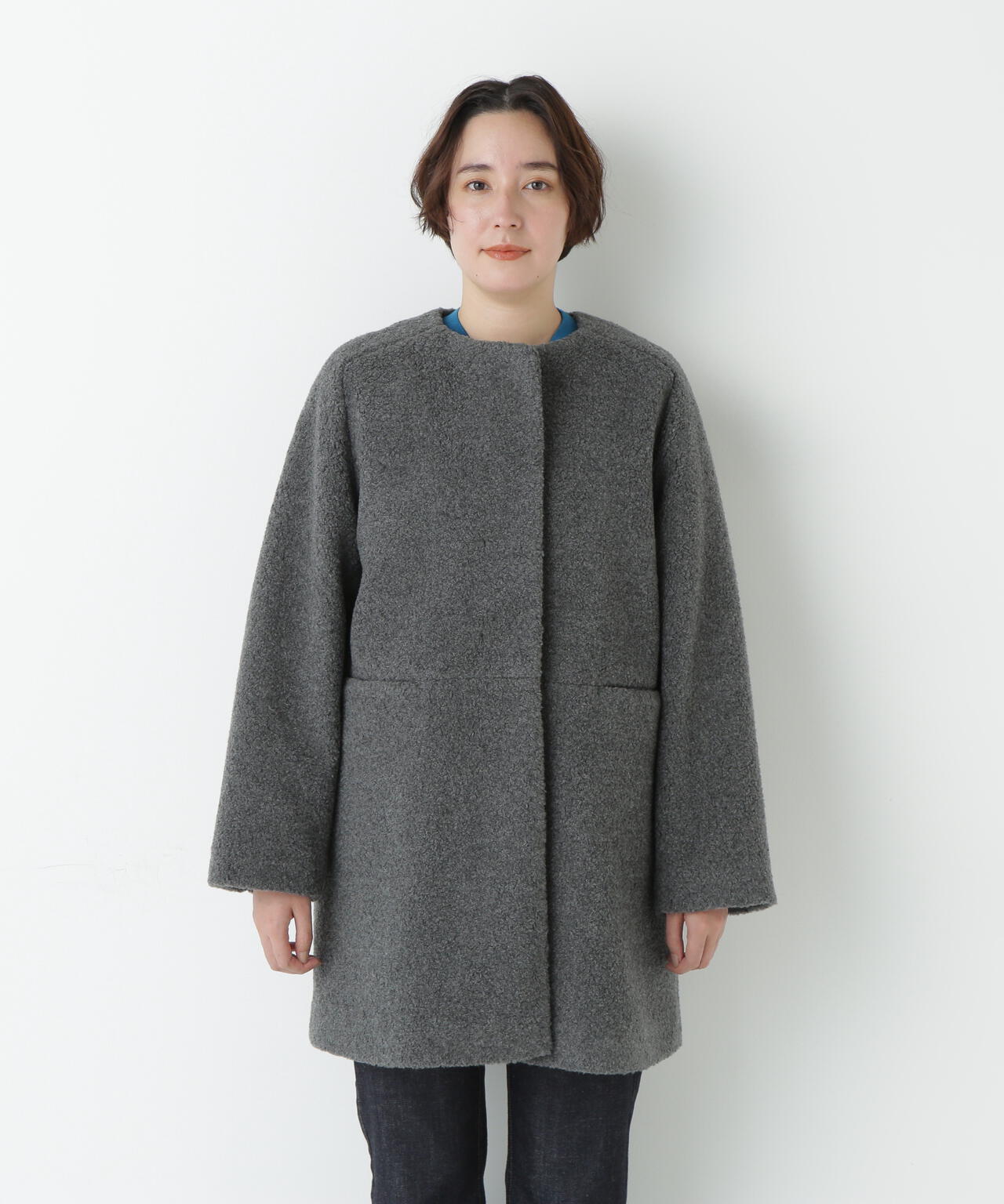 ボアノーカラーコート | human woman（ヒューマンウーマン） ｜【公式