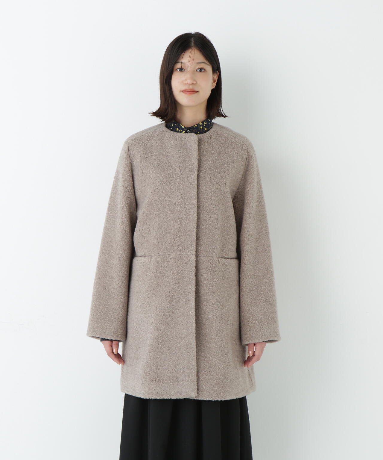 ボアノーカラーコート | human woman（ヒューマンウーマン） ｜【公式