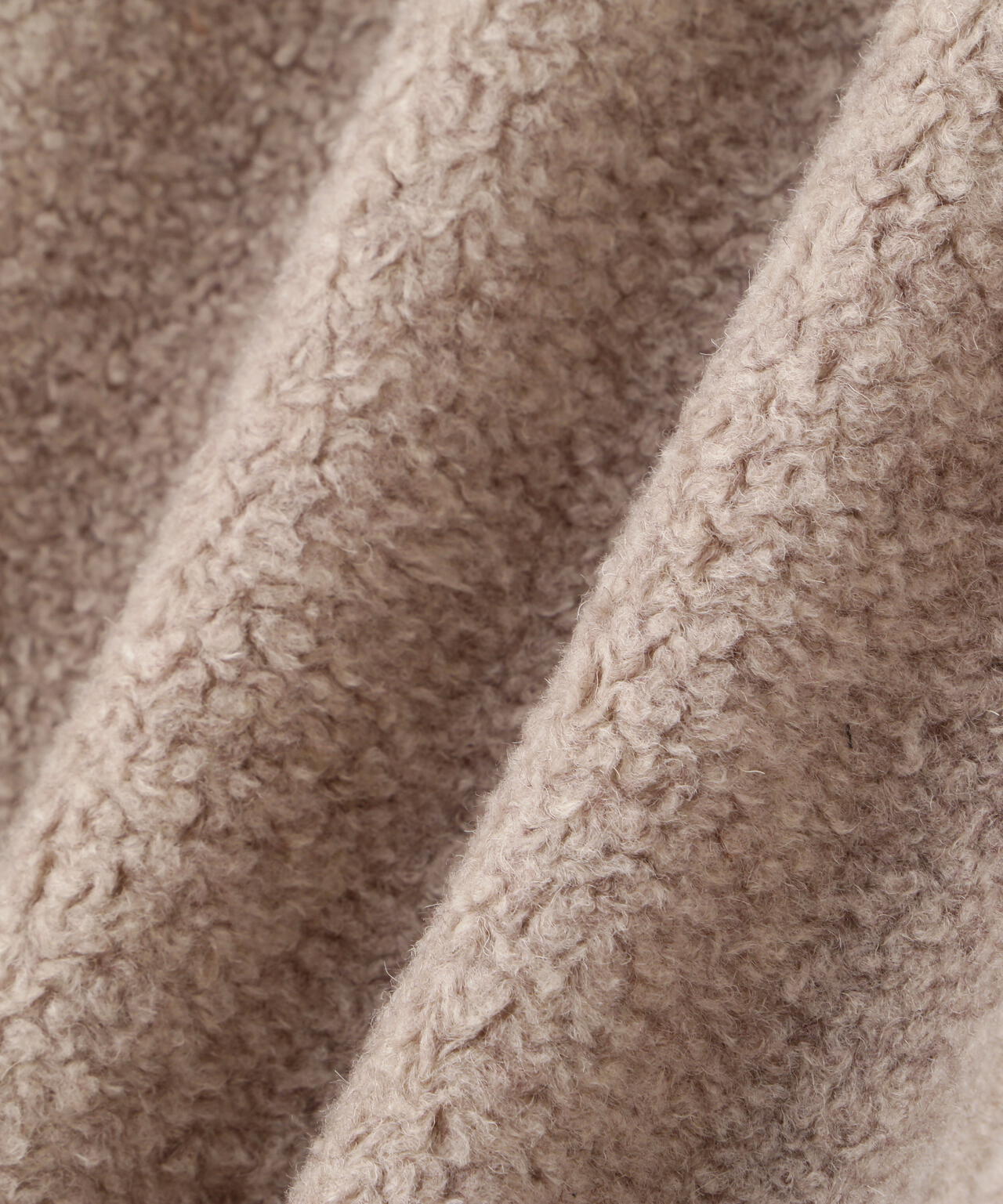 ボアノーカラーコート