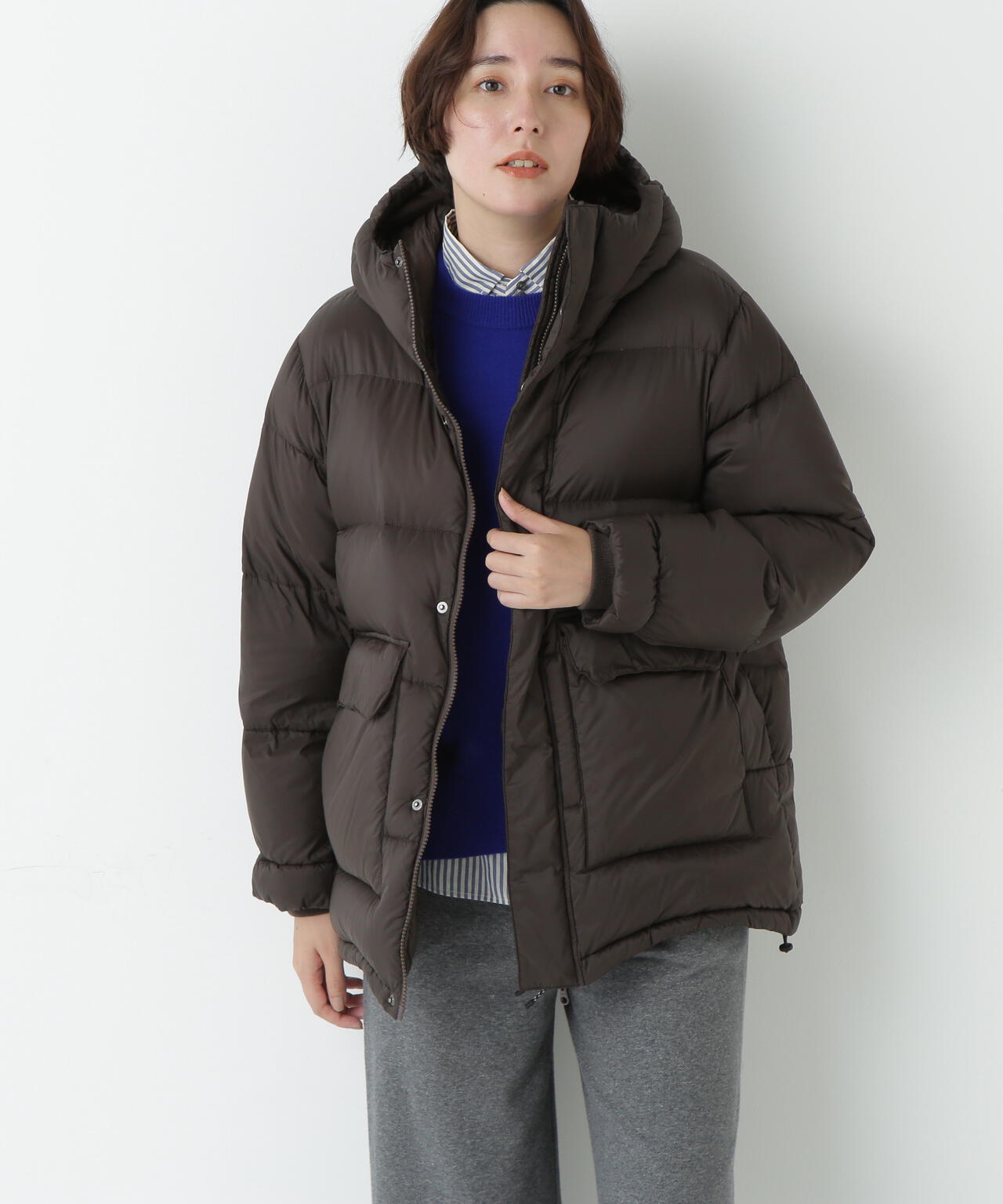 ≪TAIONコラボ≫ボリュームフードダウンコート | human woman