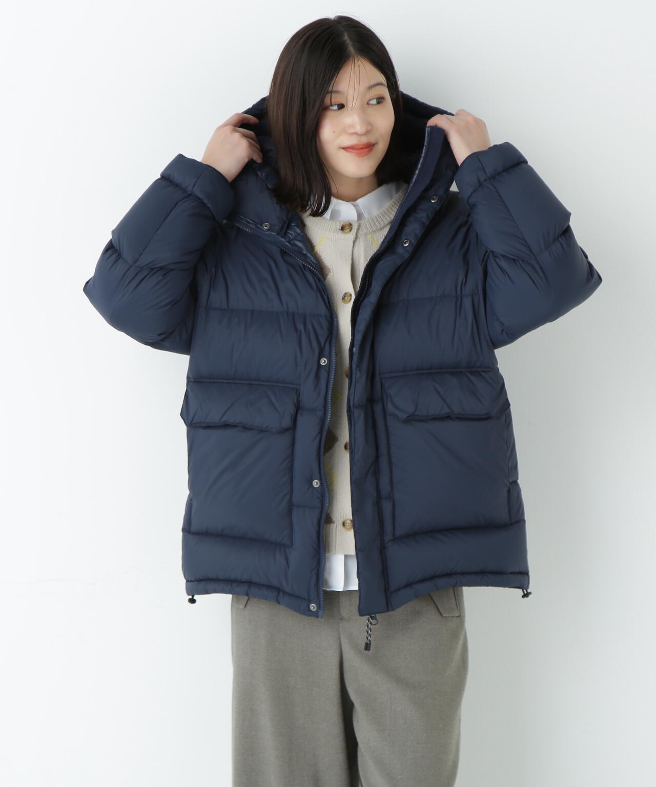 ≪WEB限定カラーあり / ＴＡＩＯＮコラボ≫ボリュームフードダウンコート