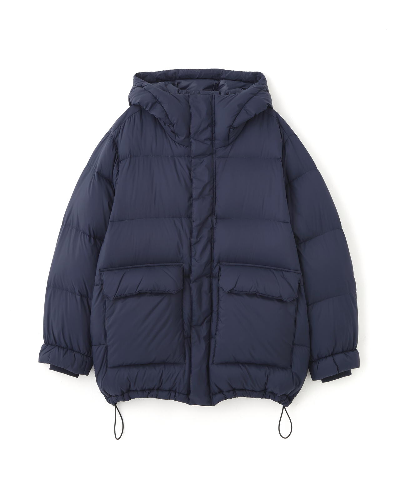 YOULAILE STUDIO 韓国　フード付きダウンジャケット ≪TAIONコラボ≫ボリュームフードダウンコート | human